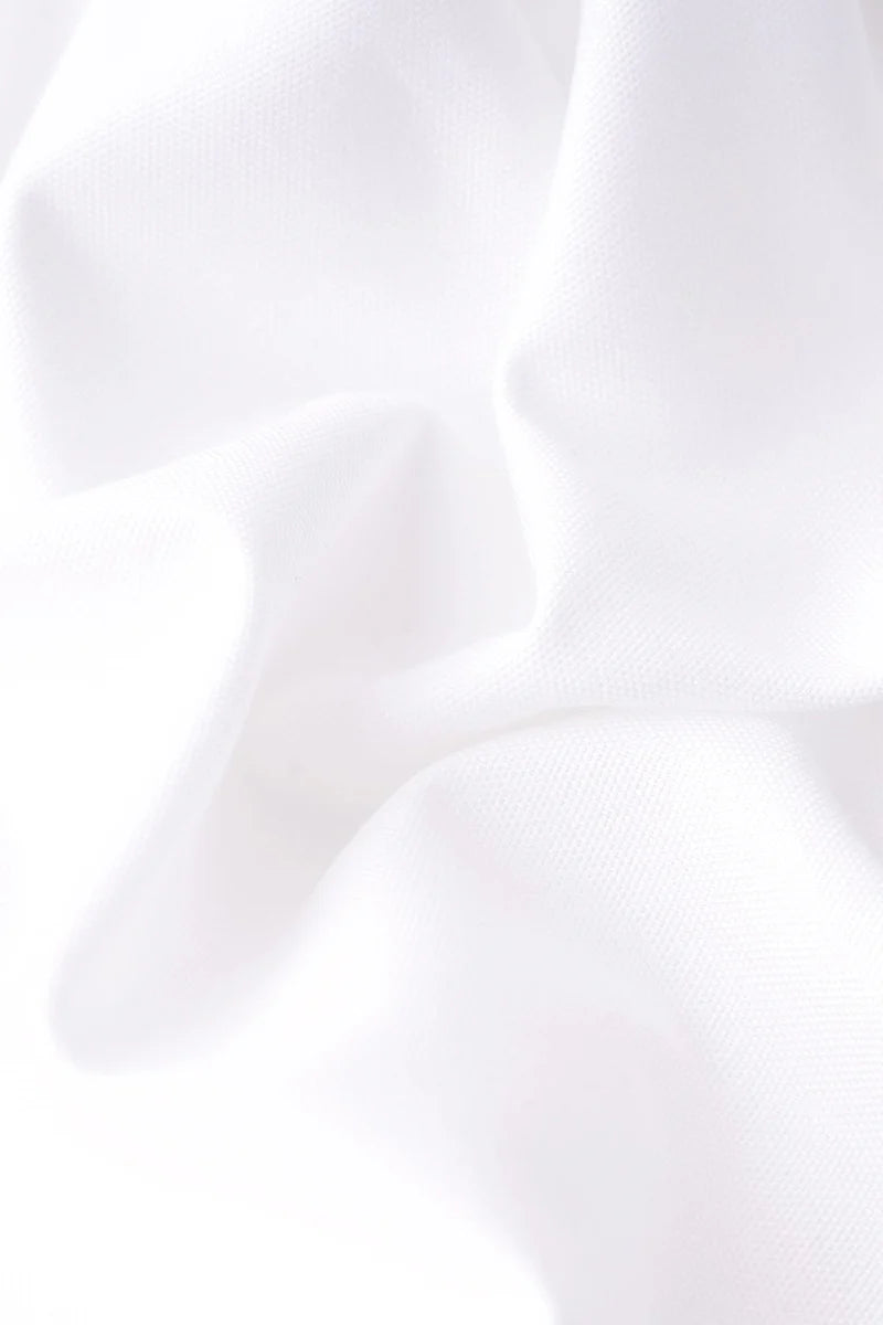 White Oxford Button-Down Shirt