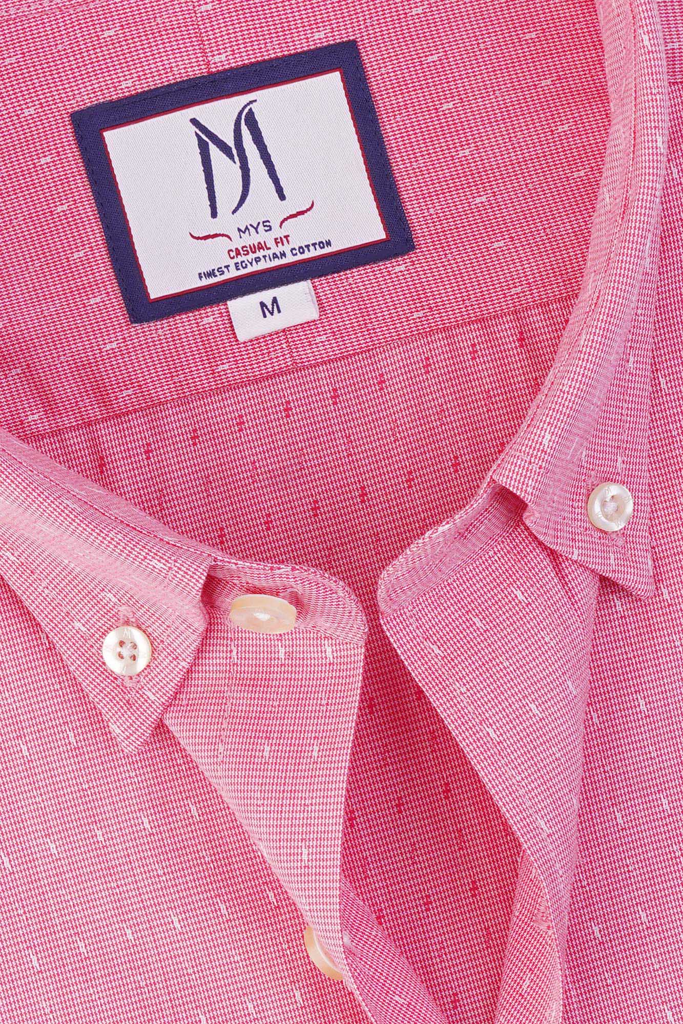 Red Detailed Oxford Shirt