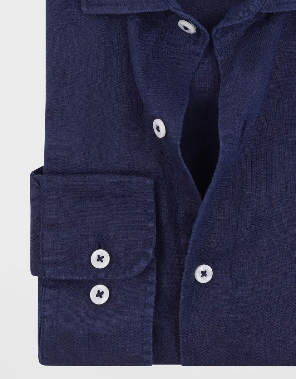 Pure Linen Cutaway Shirt