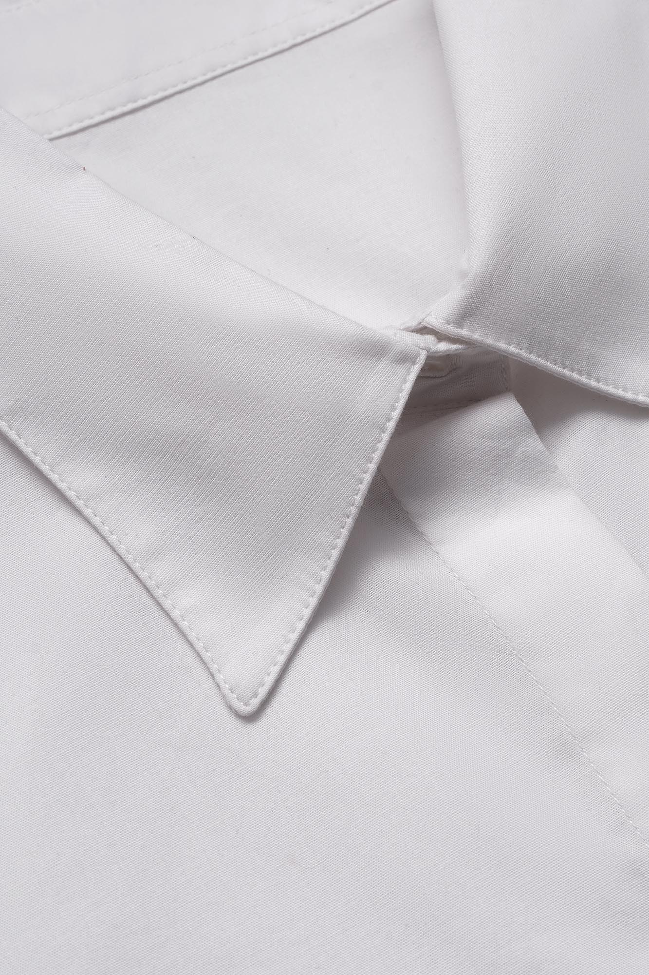 Poplin Shoulder Detail Stretch Shirt