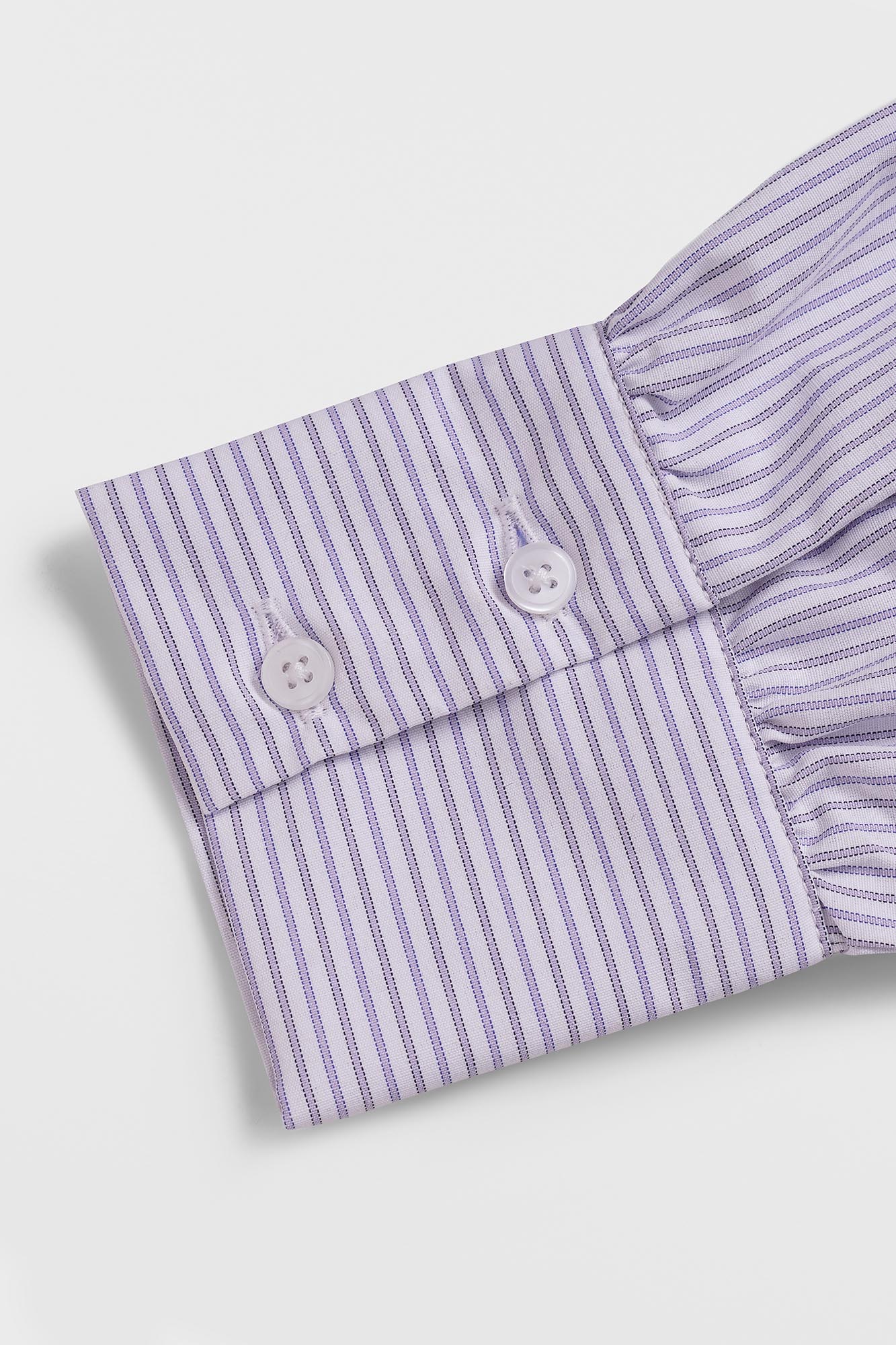 Striped Poplin Puff Sleeve Shirt