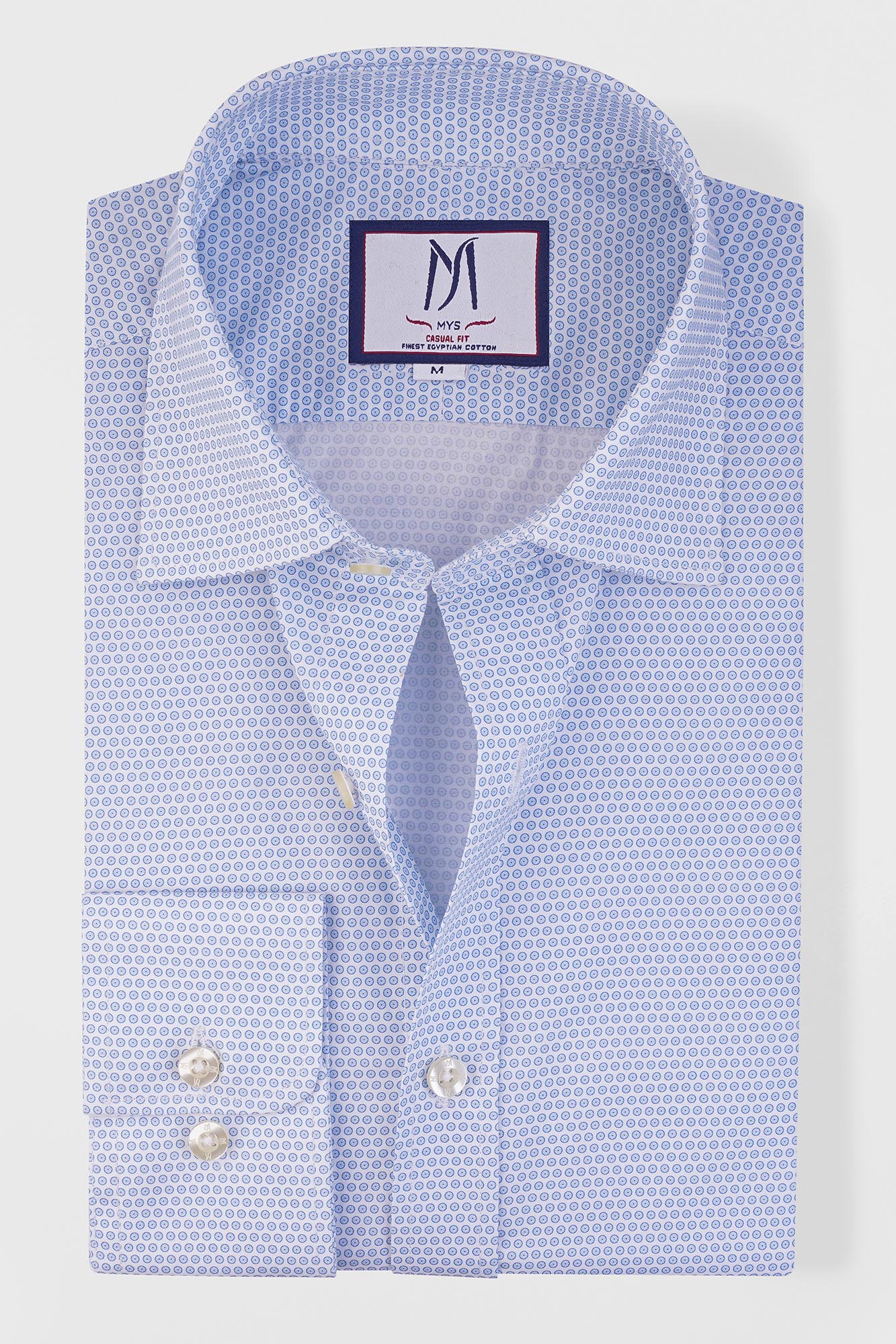 Printed Poplin Stretch Shirt