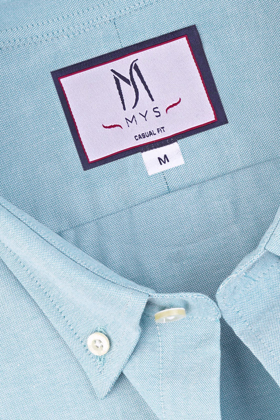 Button-Down Oxford Shirt Turquoise