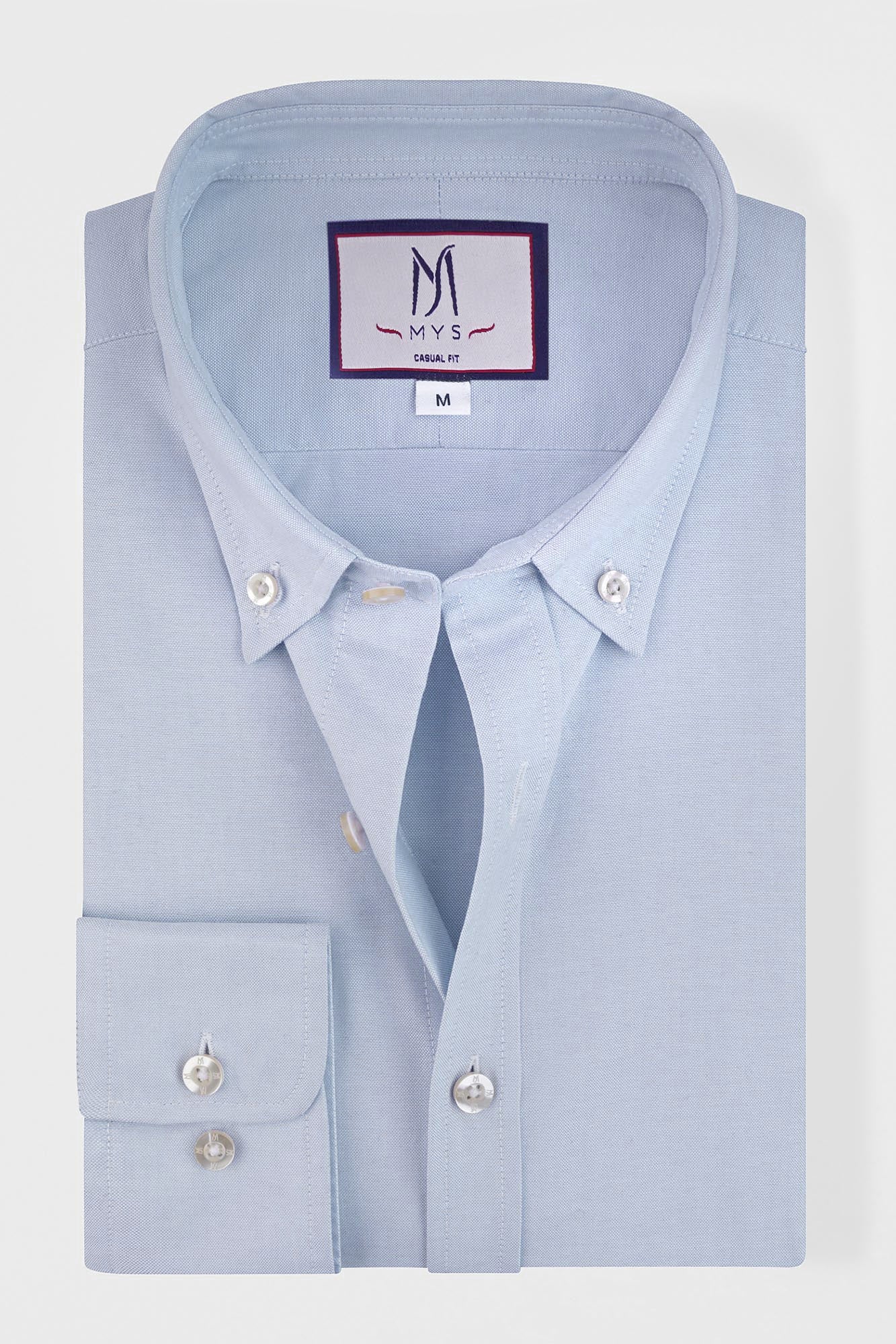Button-Down Oxford Shirt Light Blue