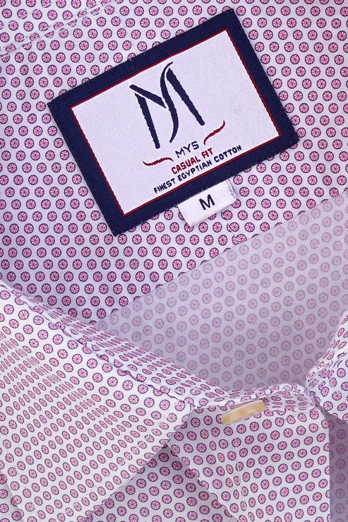 Printed Poplin Stretch Shirt