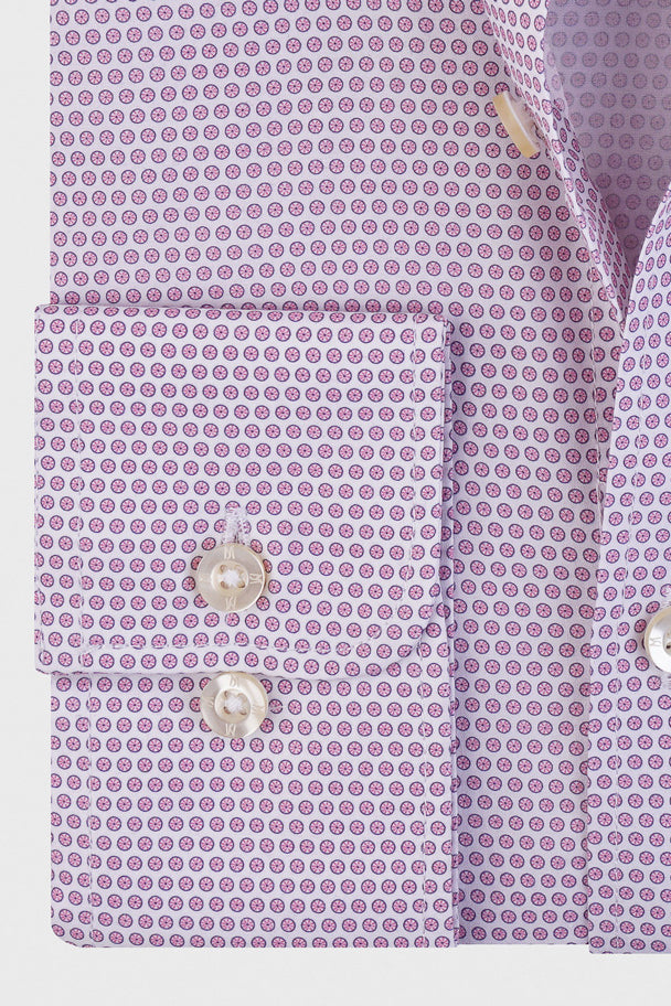 Printed Poplin Stretch Shirt