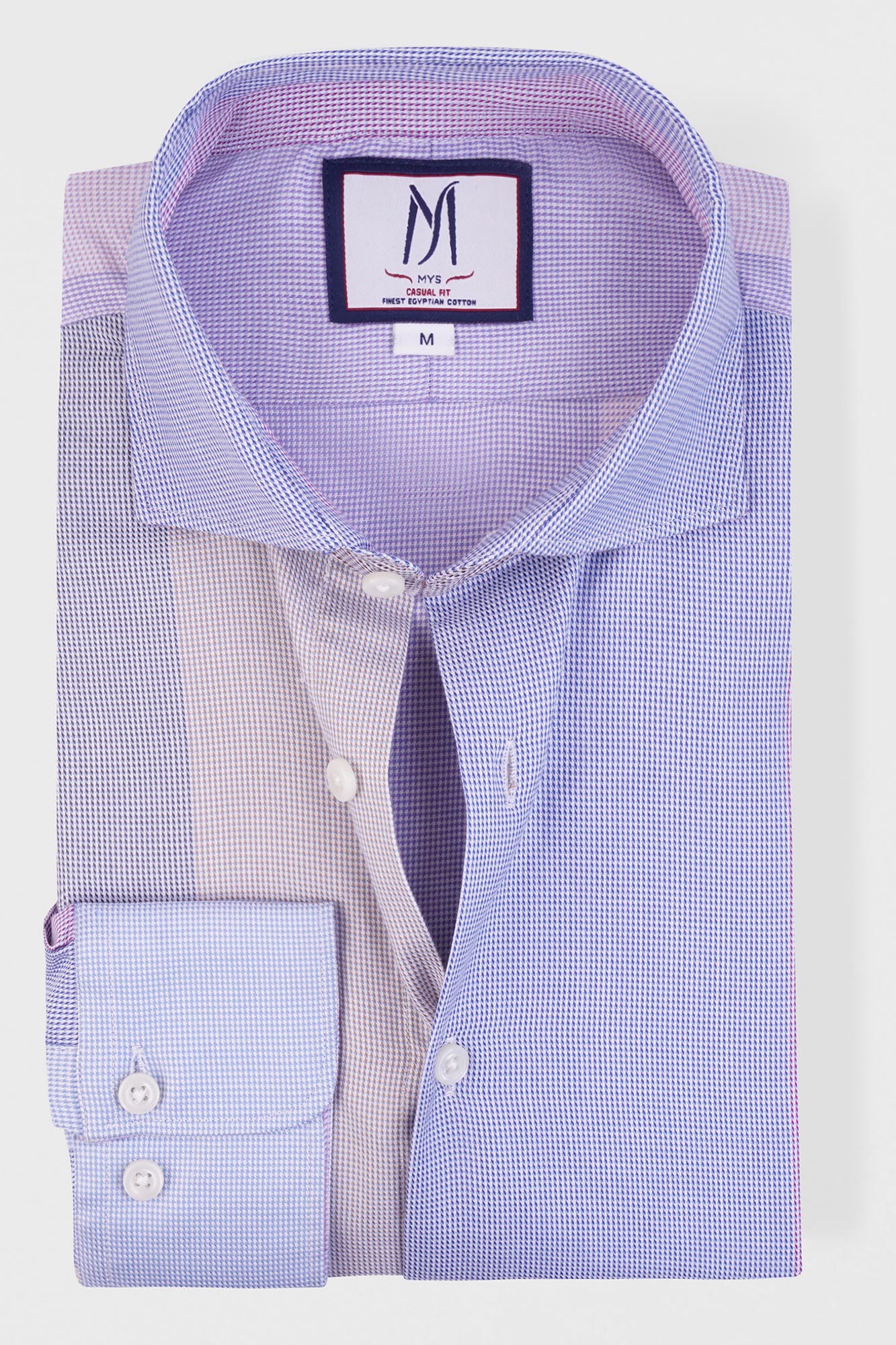 Multi-Color Striped Dobby Shirt