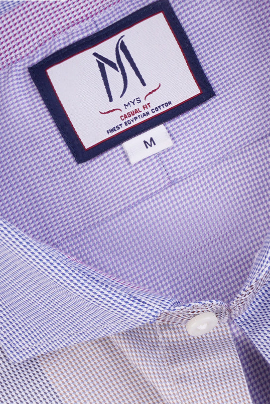 Multi-Color Striped Dobby Shirt