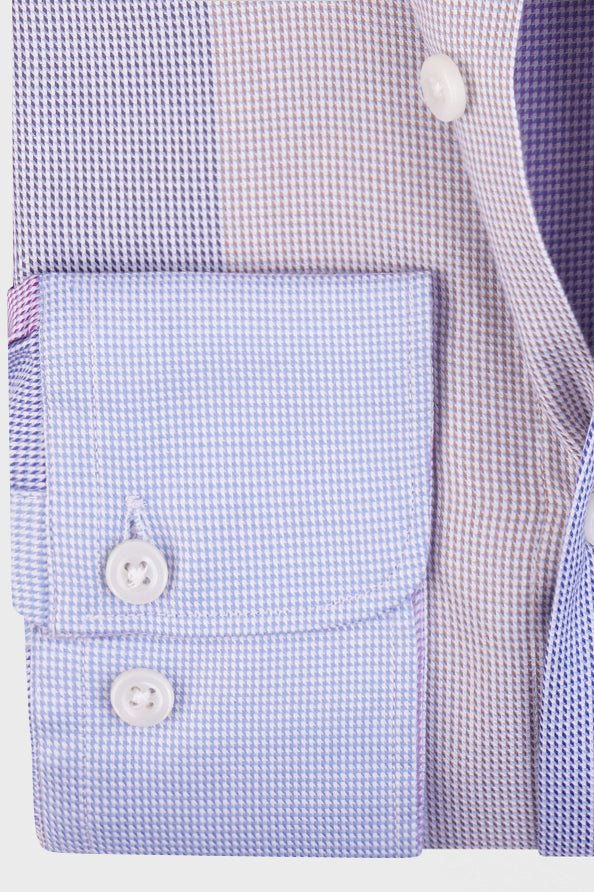 Multi-Color Striped Dobby Shirt