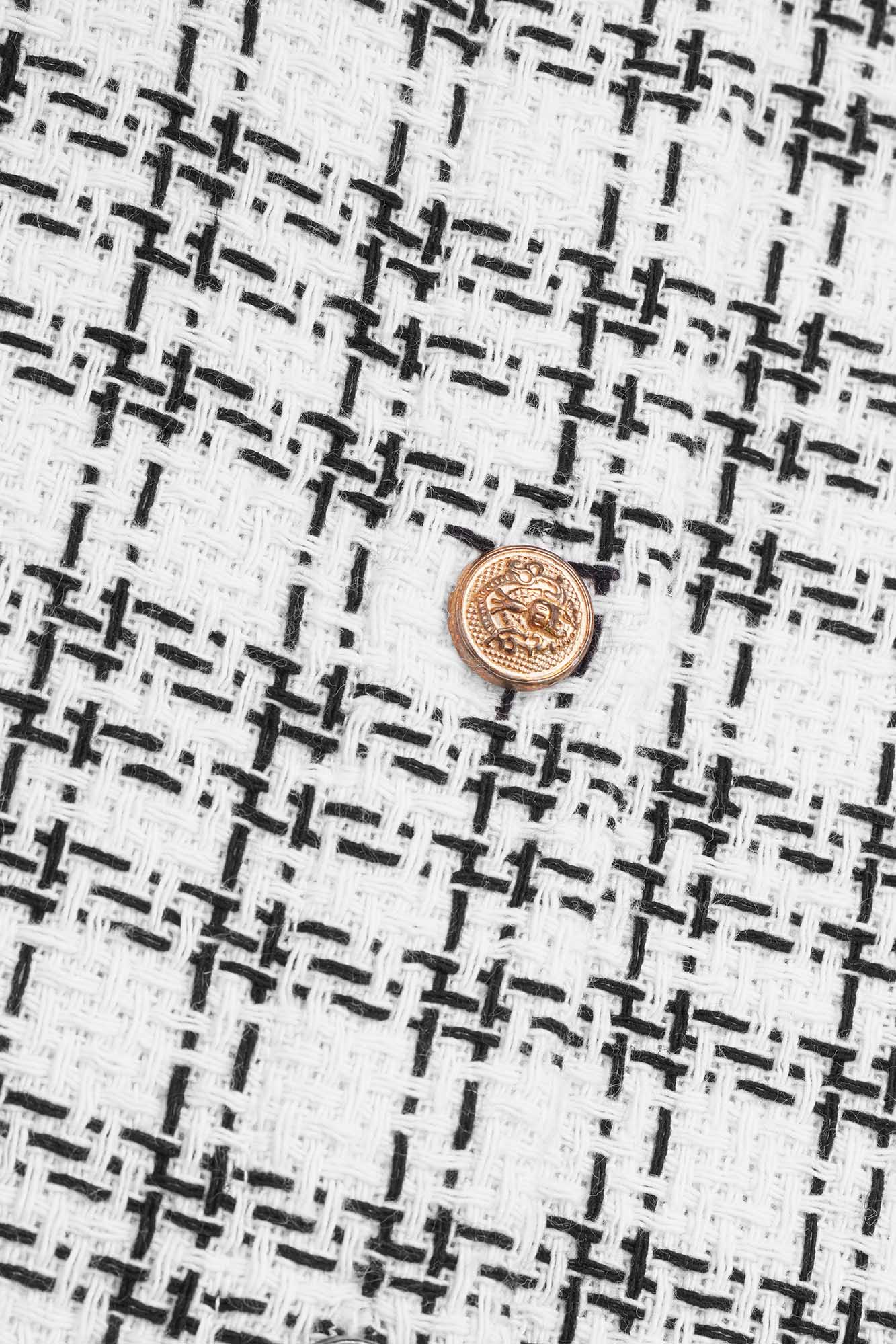 Black & White Patch-Work Overshirt