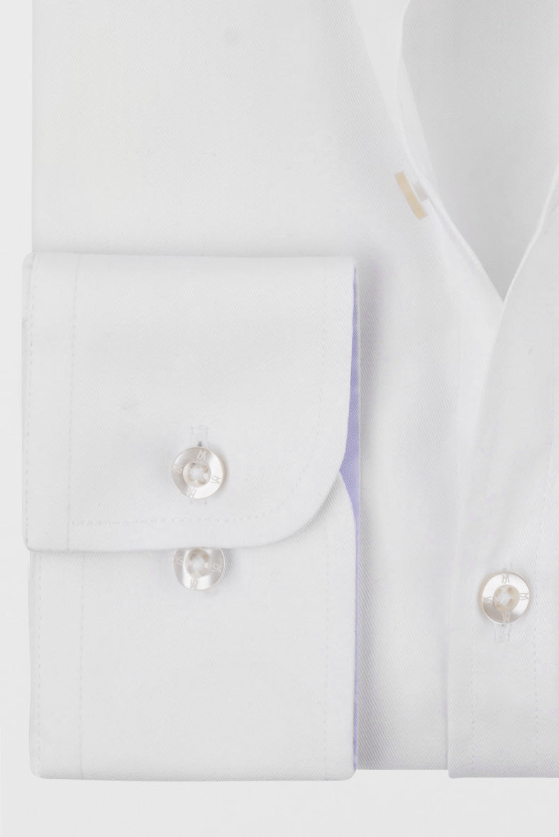 White Twill Shirt - Regular Fit