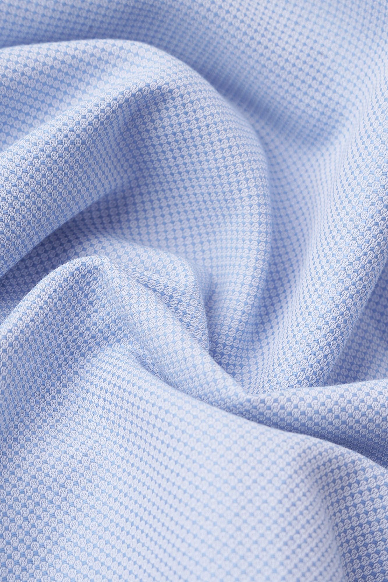 Sky Blue Dobby Shirt - Regular Fit