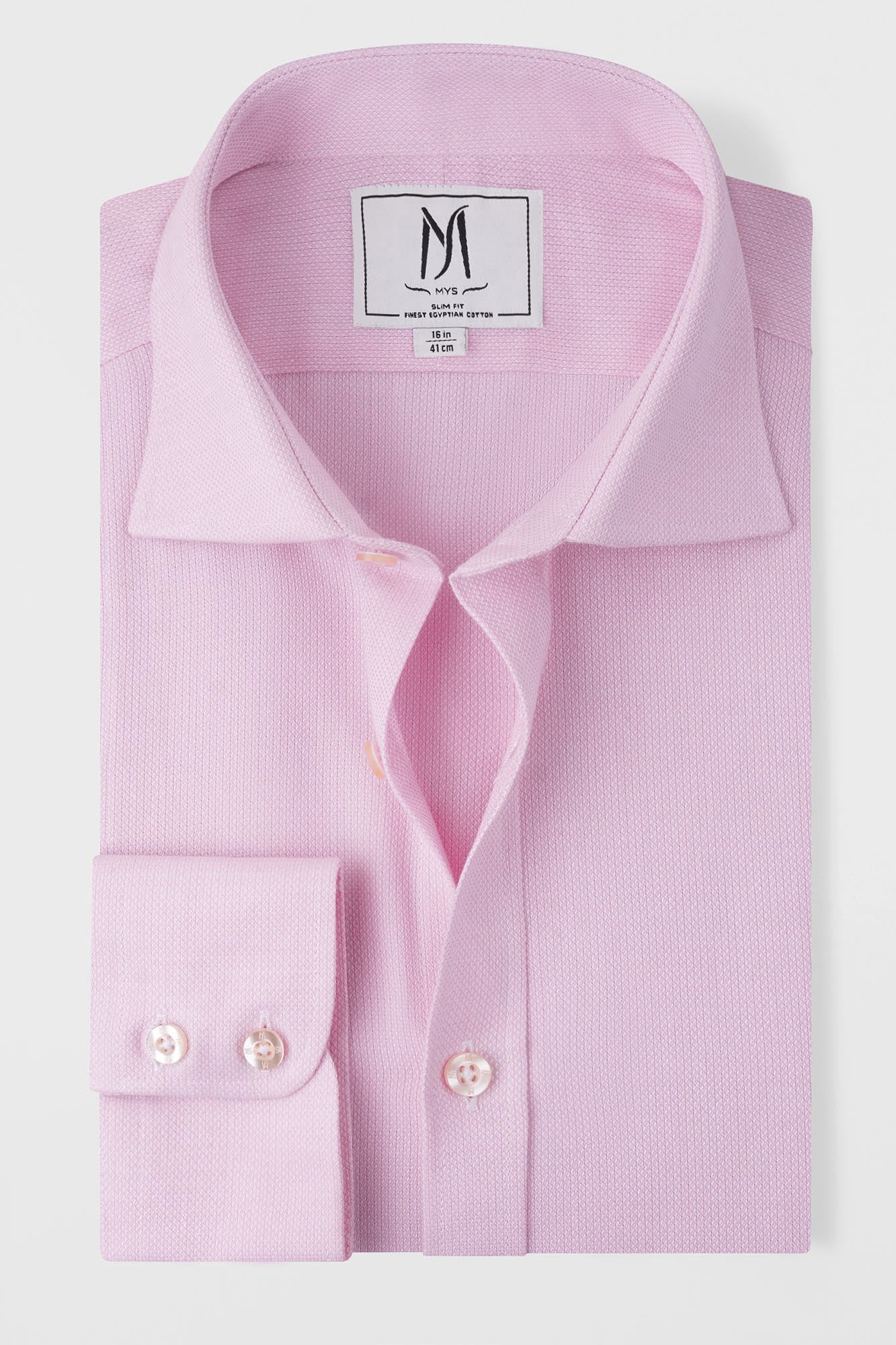 Pink Dobby Shirt - Slim Fit