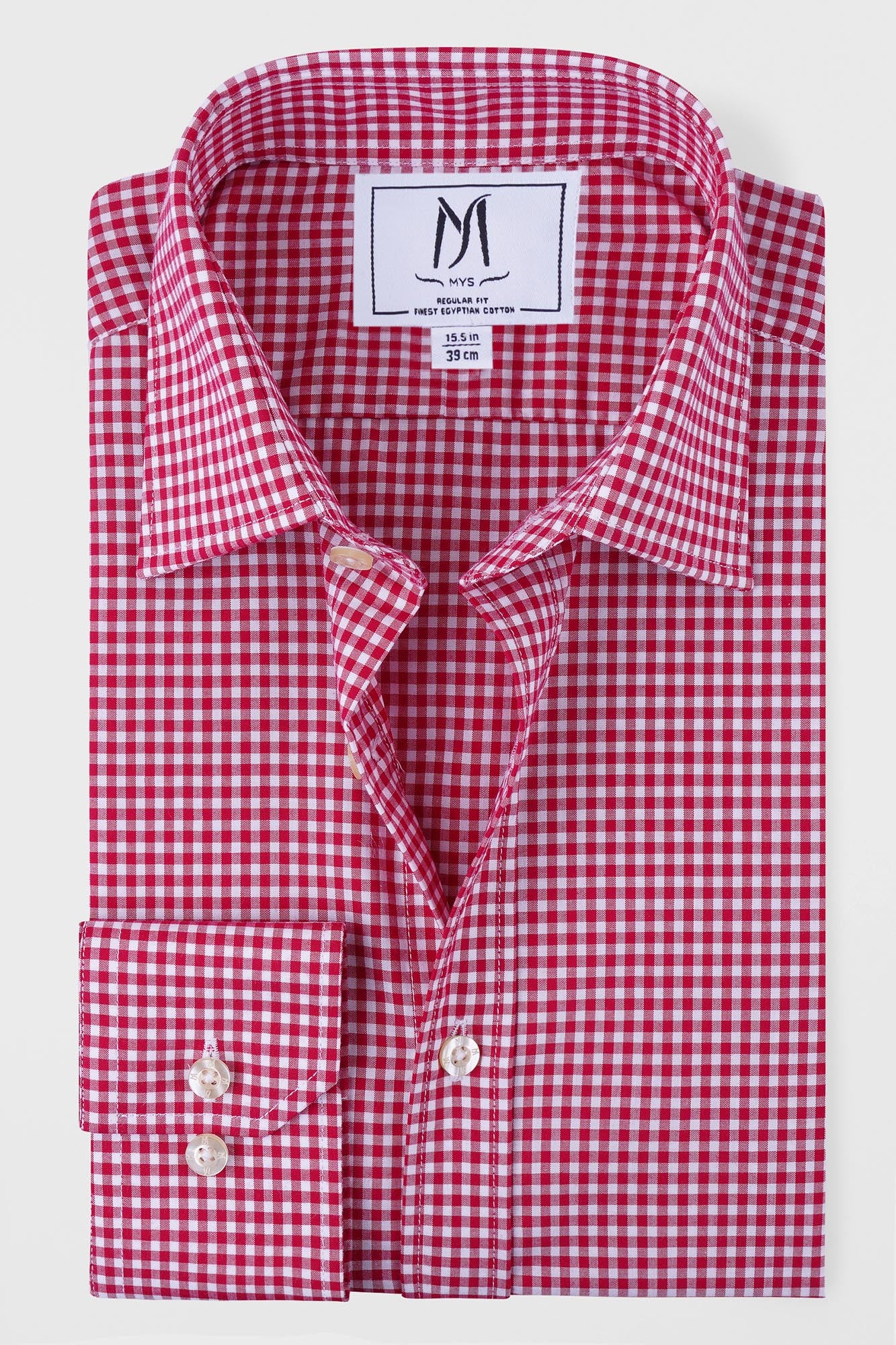 Checkered Poplin Shirt - Regular Fit