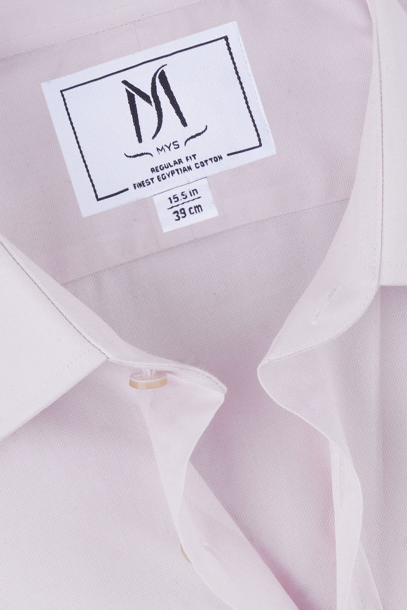 Light Pink Dobby Shirt - Regular Fit
