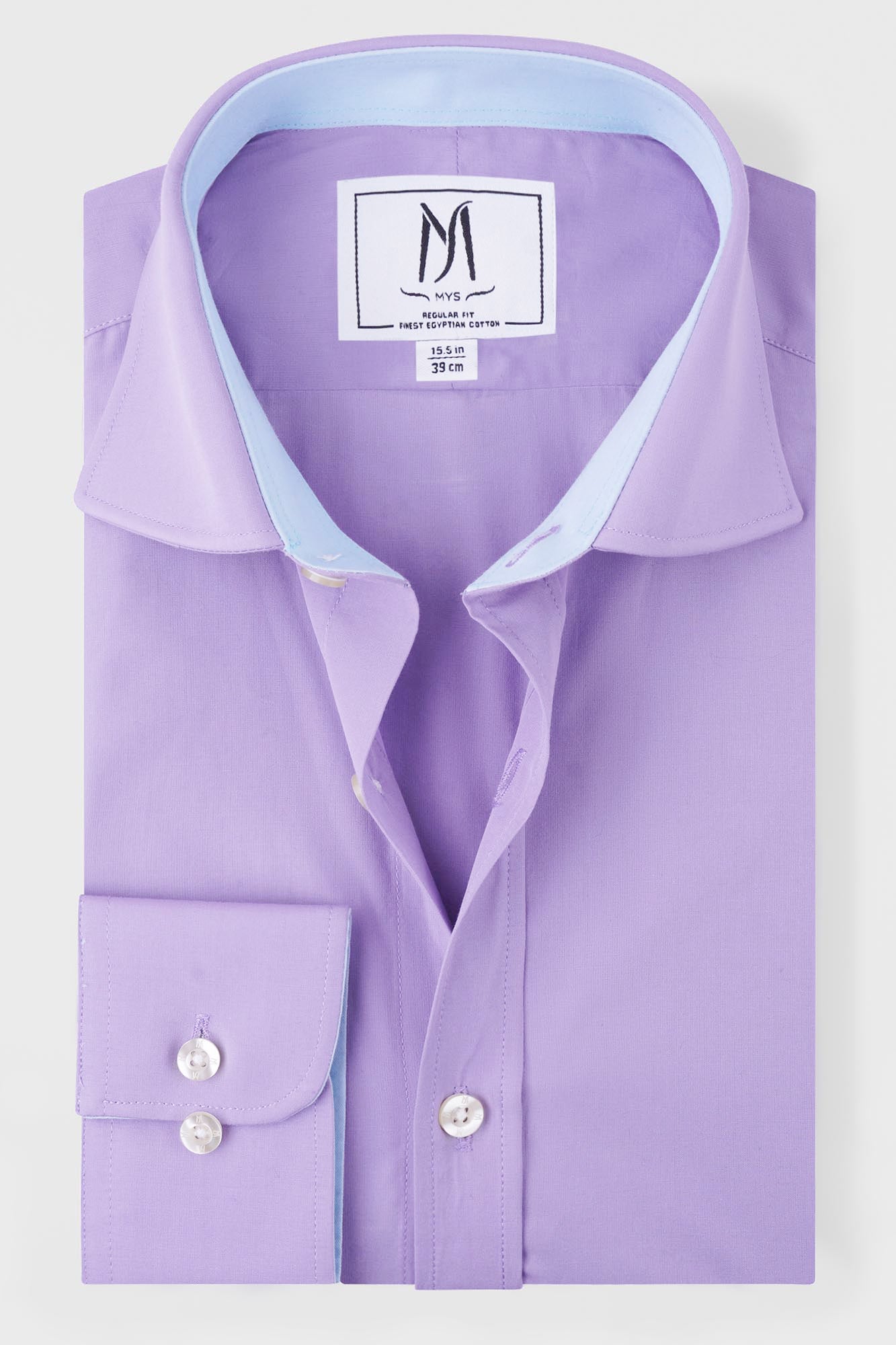 Lilac Poplin Shirt - Regular Fit