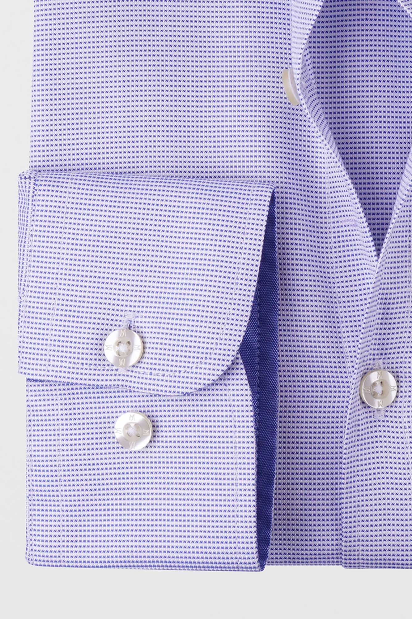 Blue End-On-End Shirt - Slim Fit