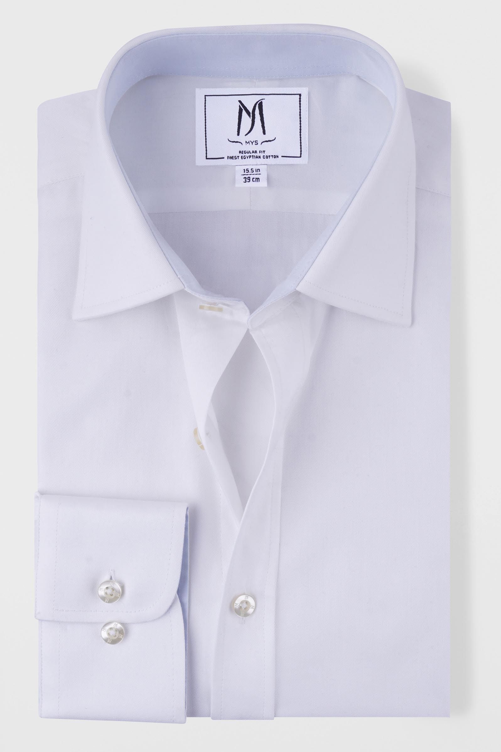 White Twill Shirt - Slim Fit
