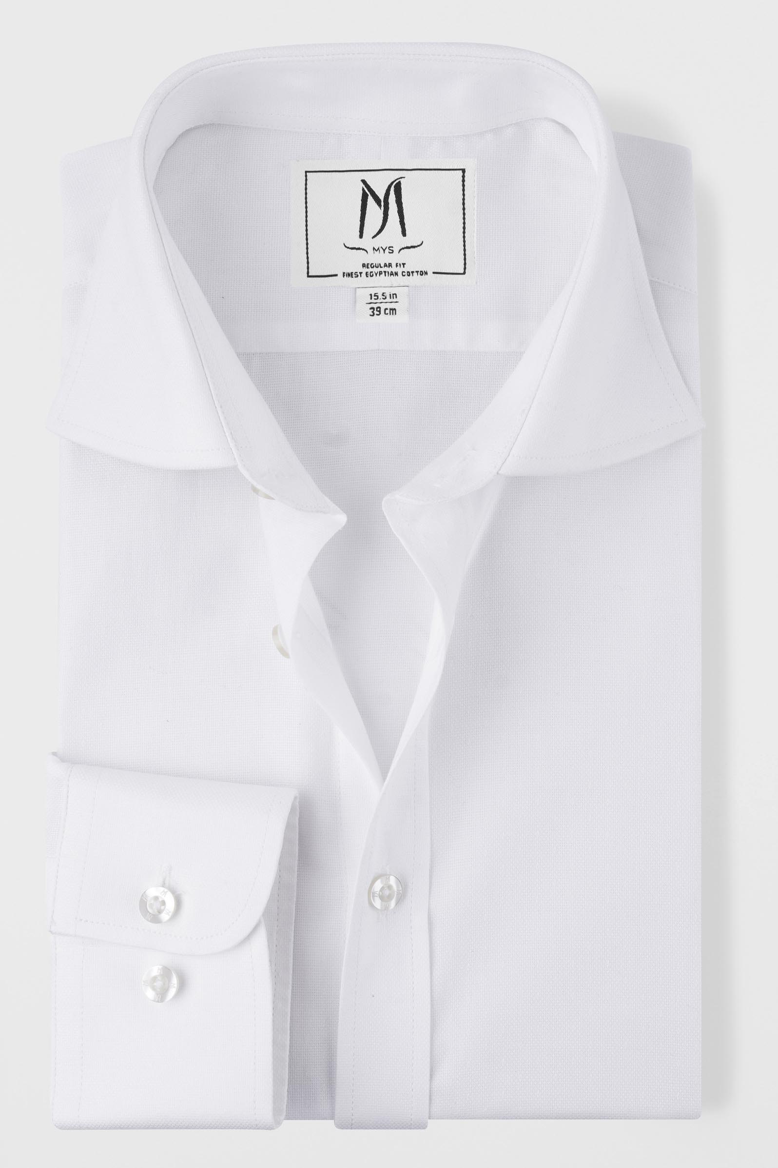 Dobby Shirt - Regular Fit White