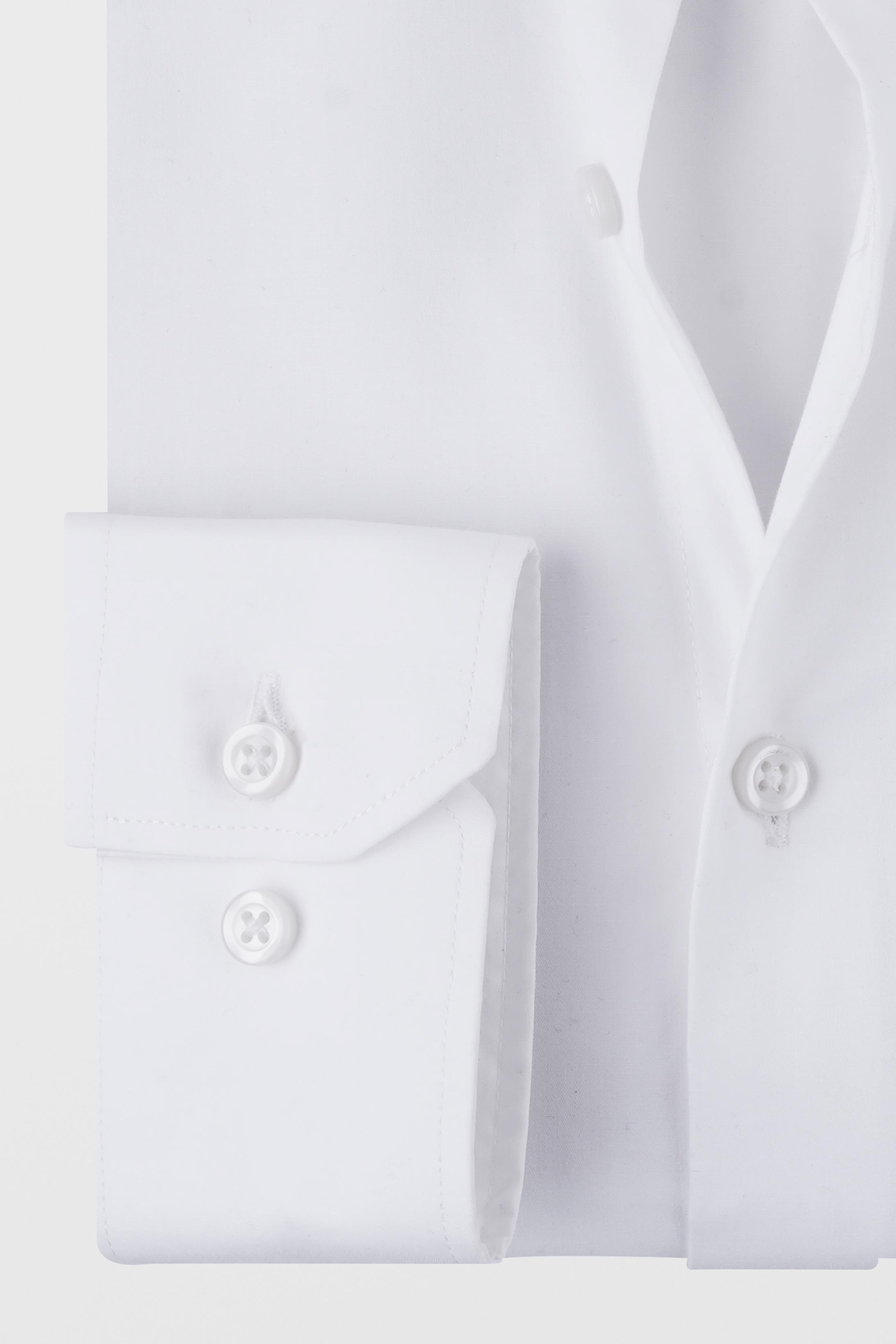 White Poplin Shirt - Slim Fit