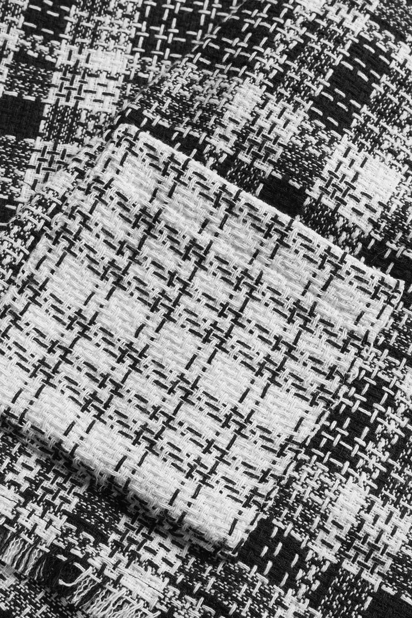 Black & White Contrast Overshirt