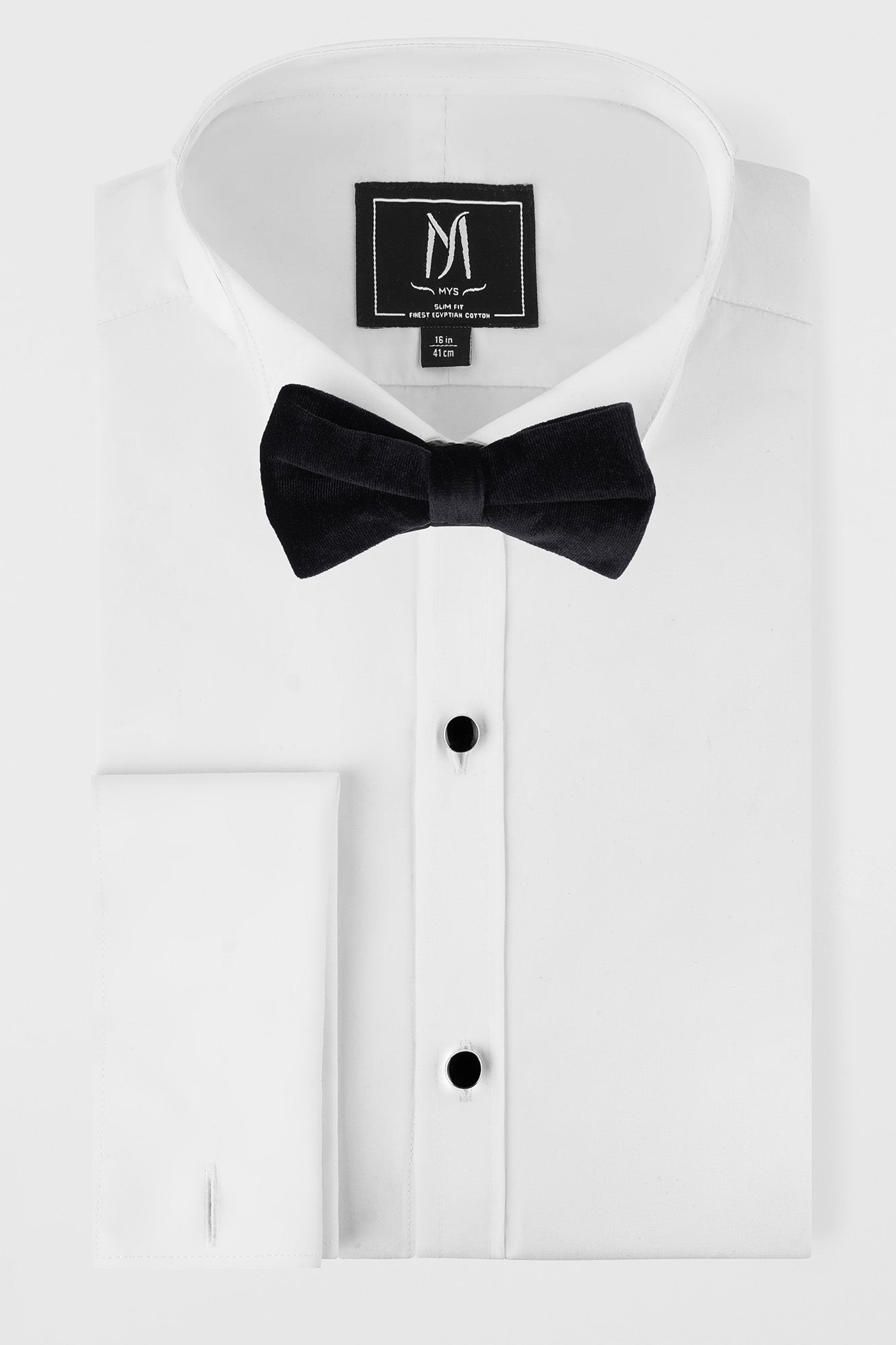 Black Velvet Ready Tie Bow Tie - Small