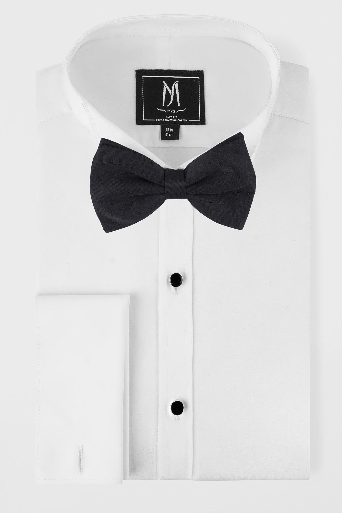 Black Self Tie Bow Tie - Medium