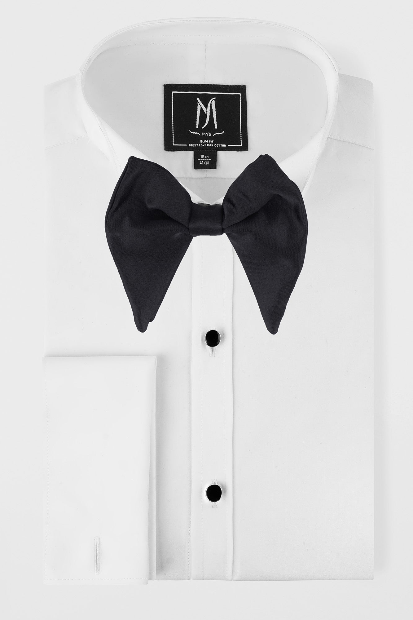Black Ready Tie Bow Tie - Large