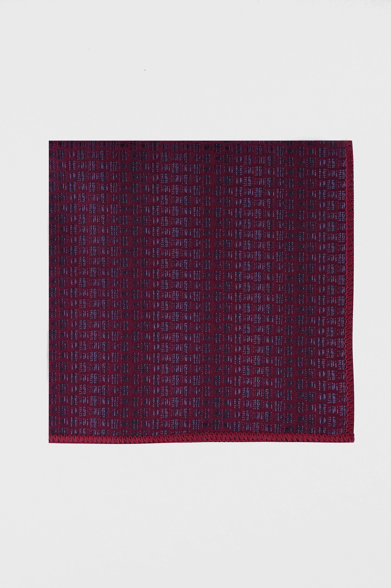 Red Textured Tie Set