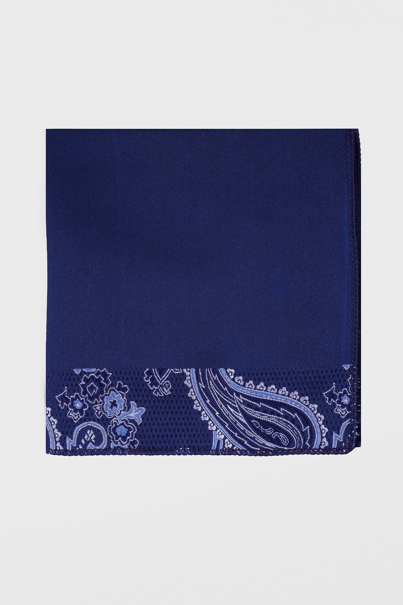 Blue Paisley Tie Set