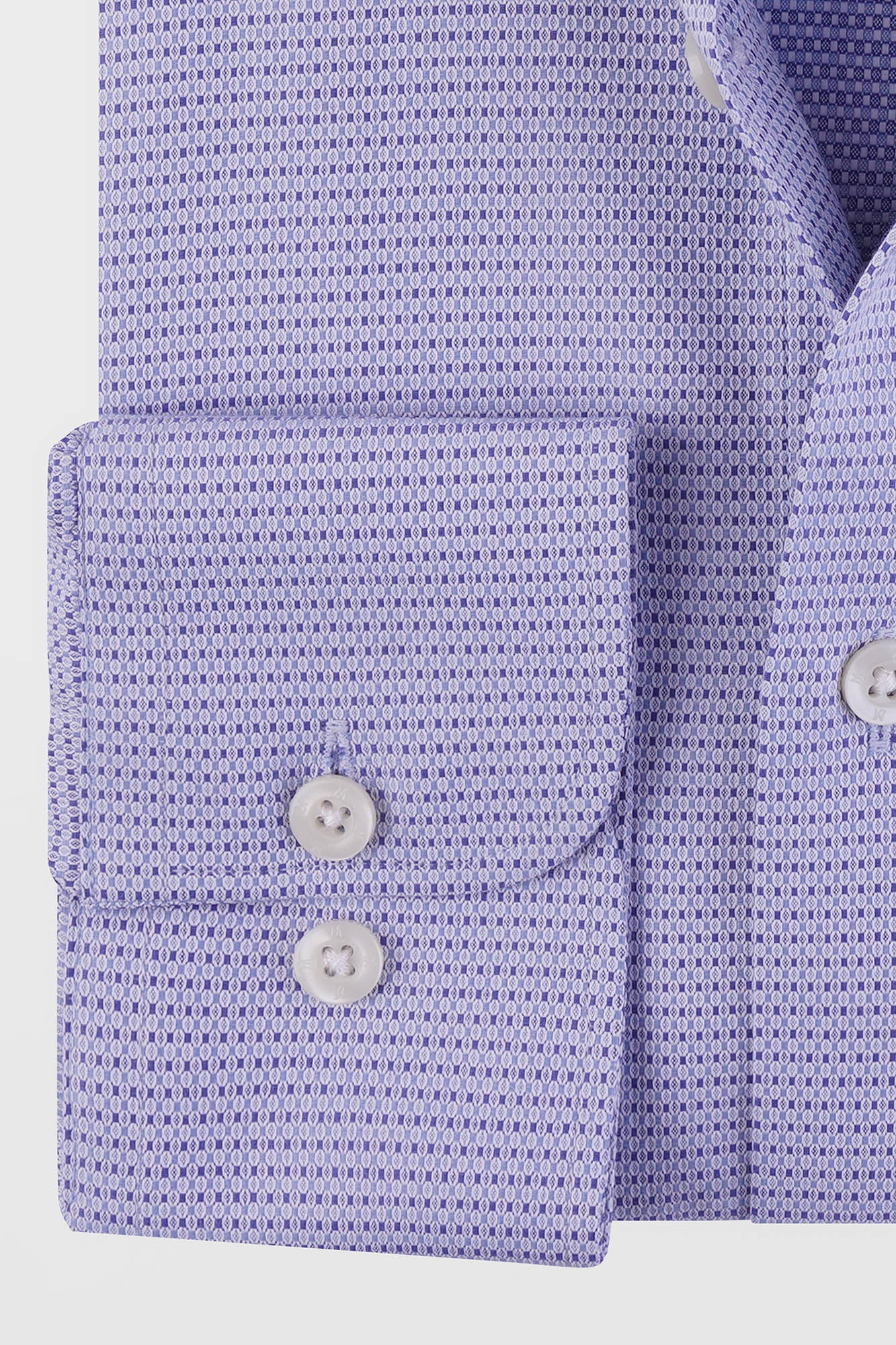 Blue Dobby Shirt - Regular Fit