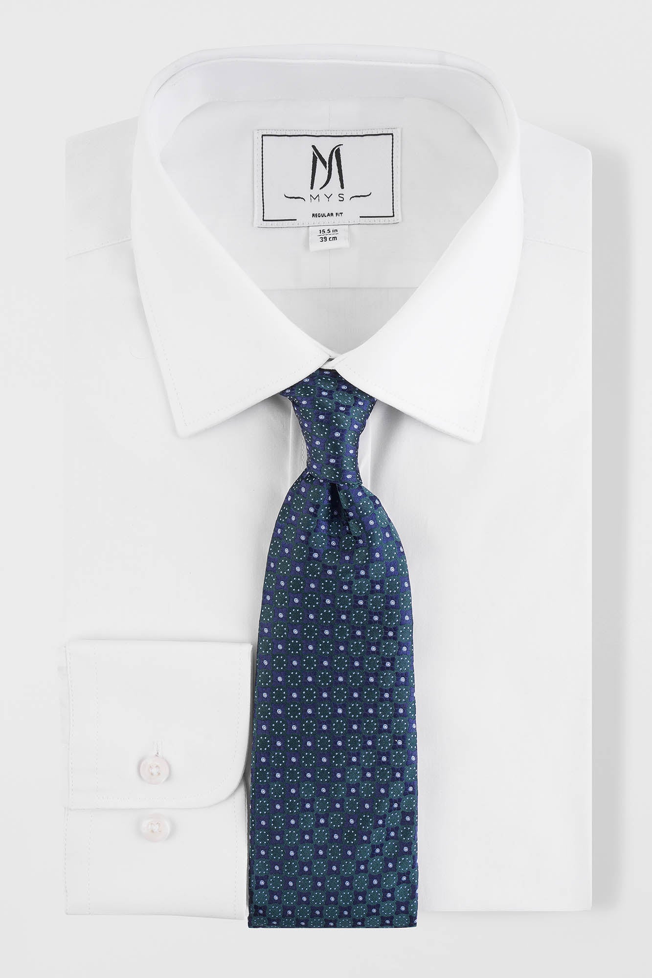 White Poplin Shirt - Regular Fit