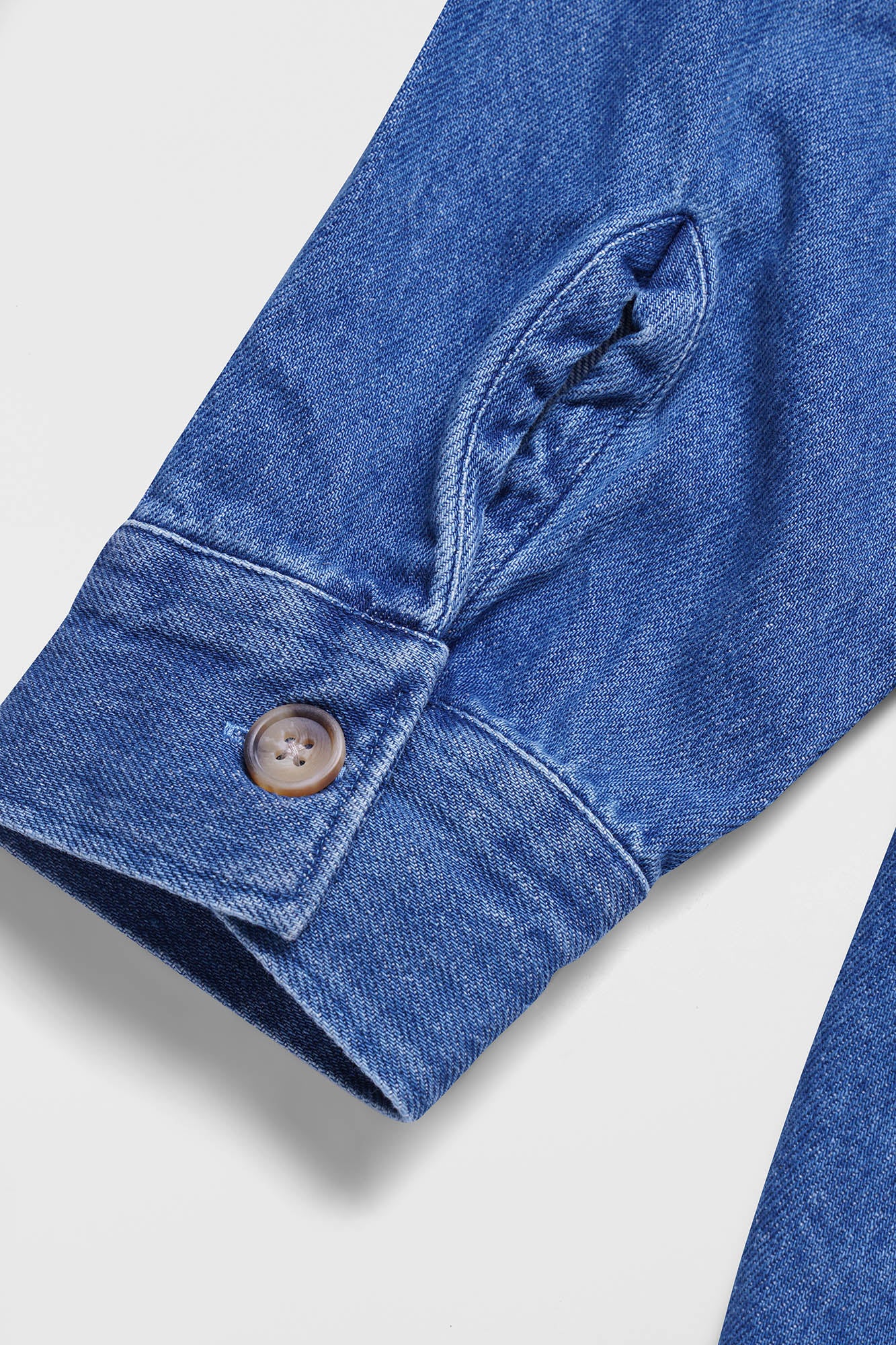 Medium Blue Denim Overshirt