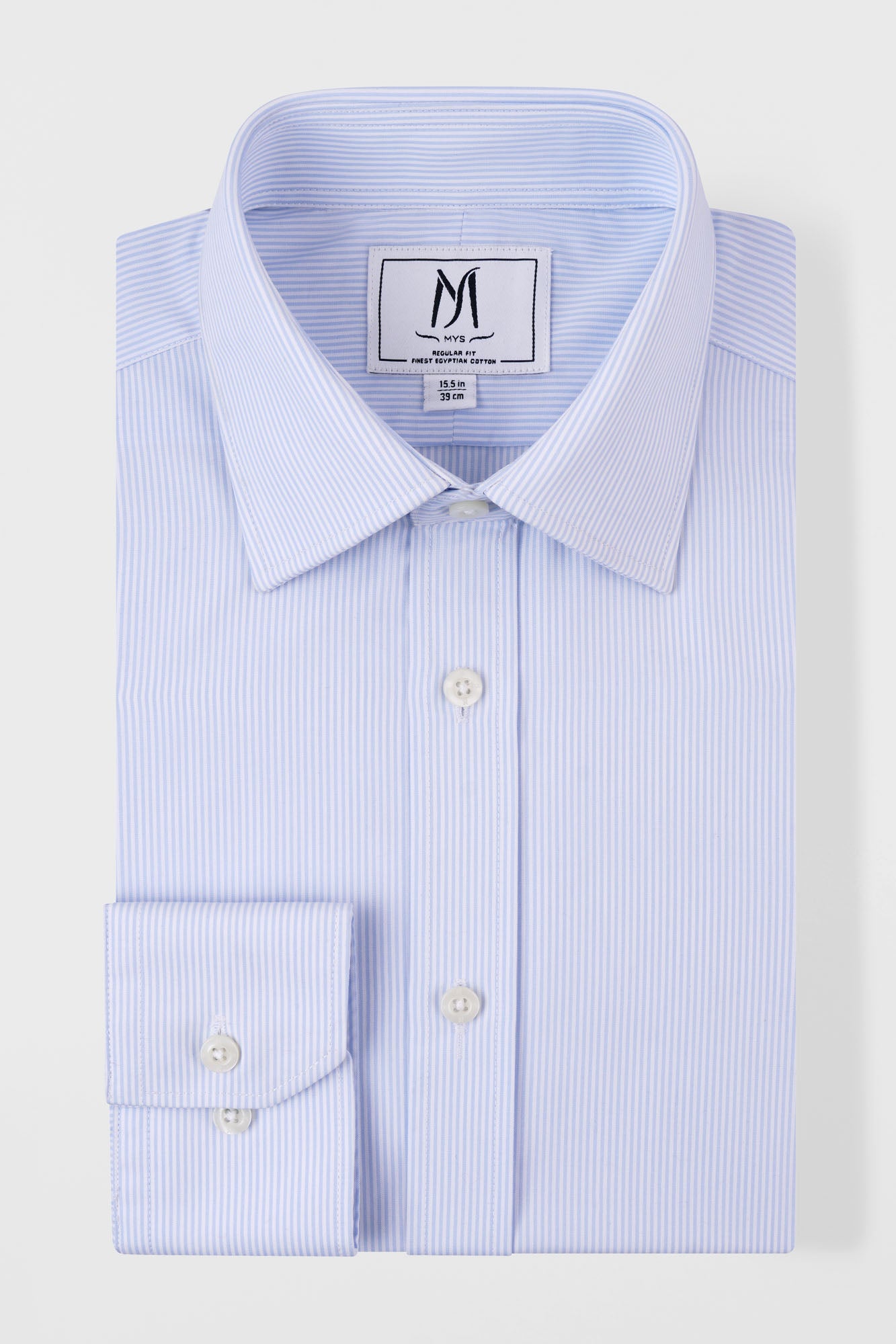 Striped Poplin Non-Iron Shirt - Regular Fit