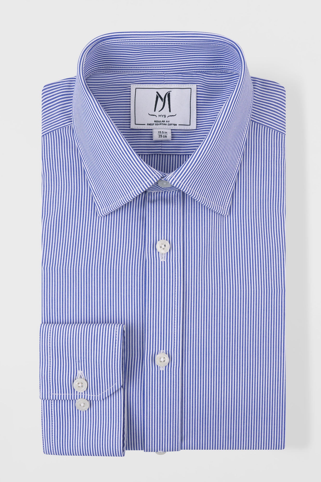Striped Poplin Non-Iron Shirt - Regular Fit