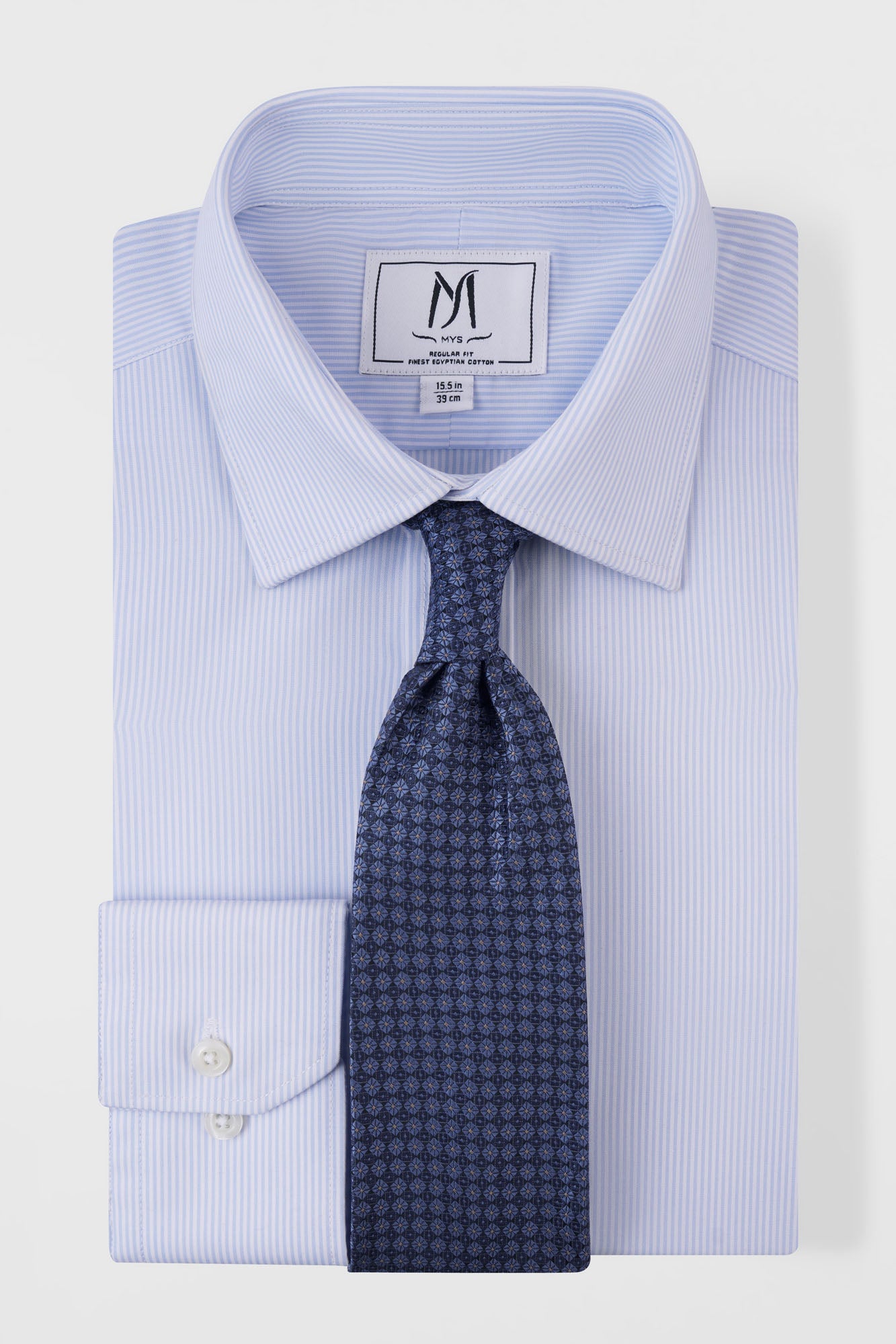 Striped Poplin Non-Iron Shirt - Regular Fit