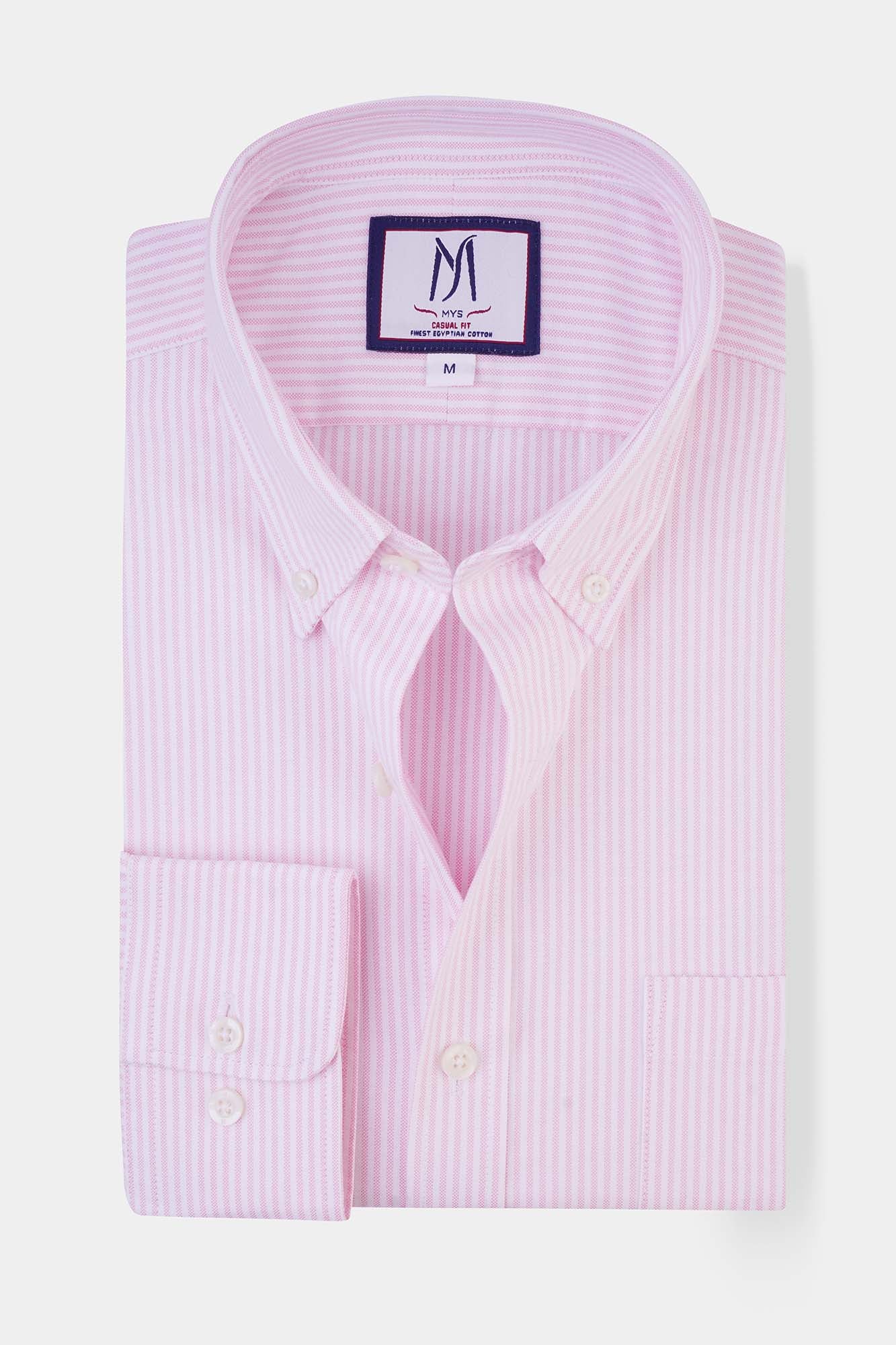 Striped Oxford Button-Down Shirt
