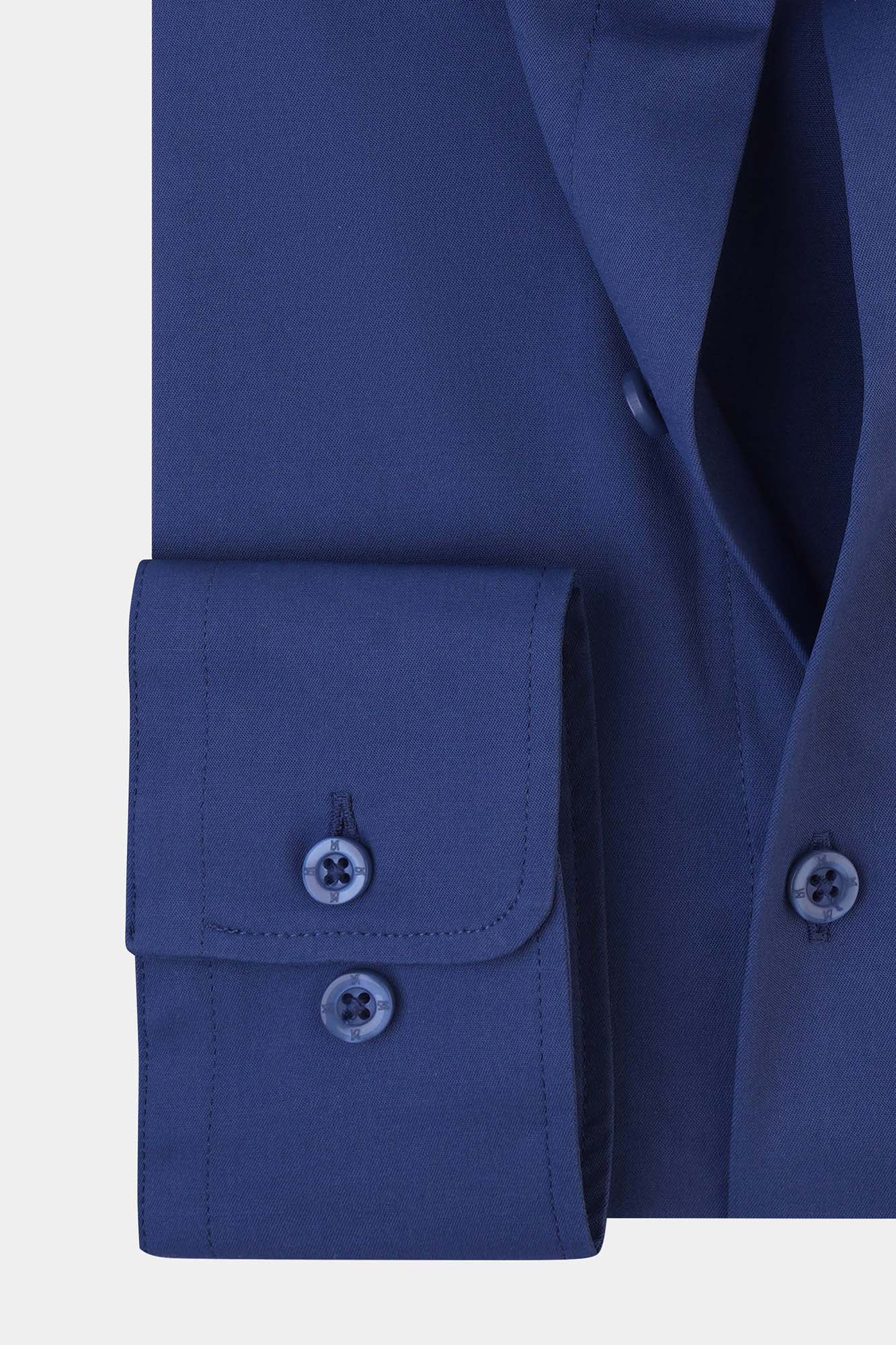 Petroleum Twill Stretch Shirt