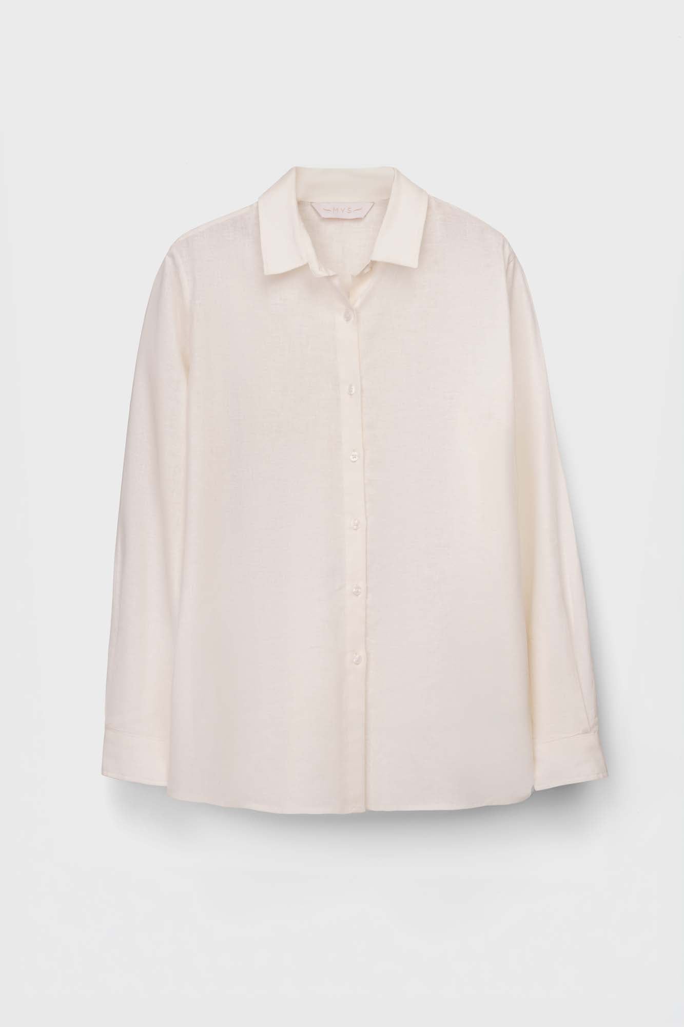 Off-White Linen Cotton Shirt