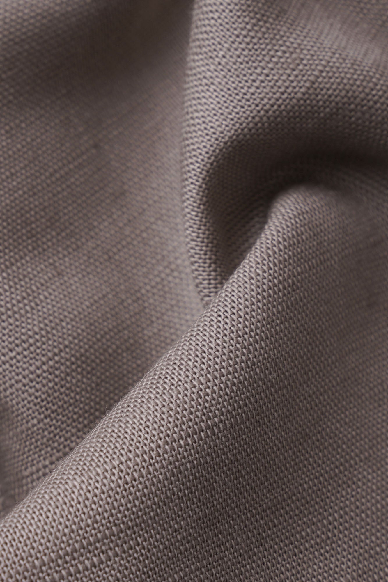Linen Cotton Mandarin Collar Shirt