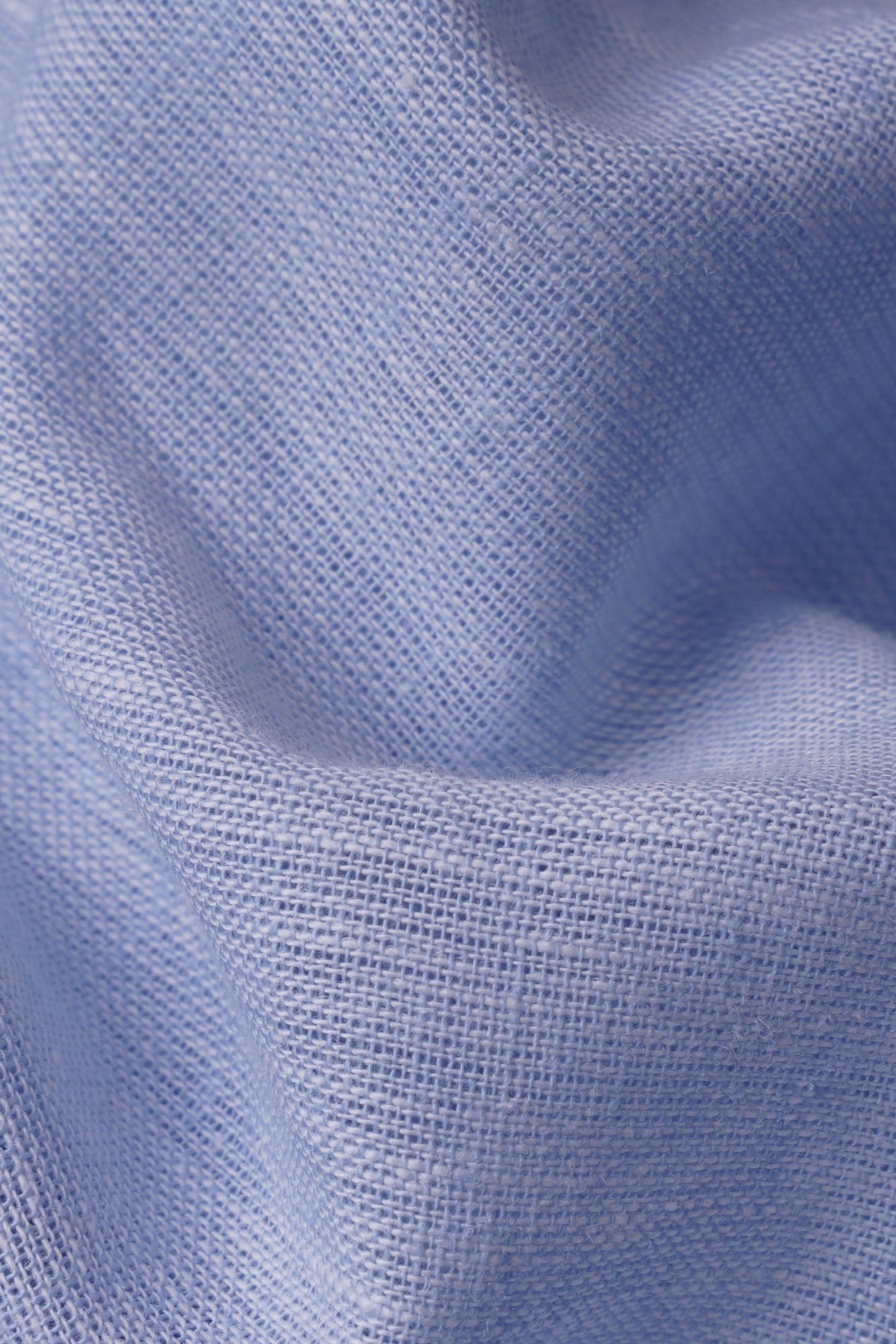 Linen Cotton Button-Down Shirt w/Pocket