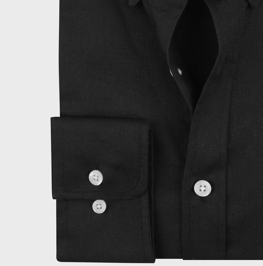 Linen Cotton Button-Down Shirt