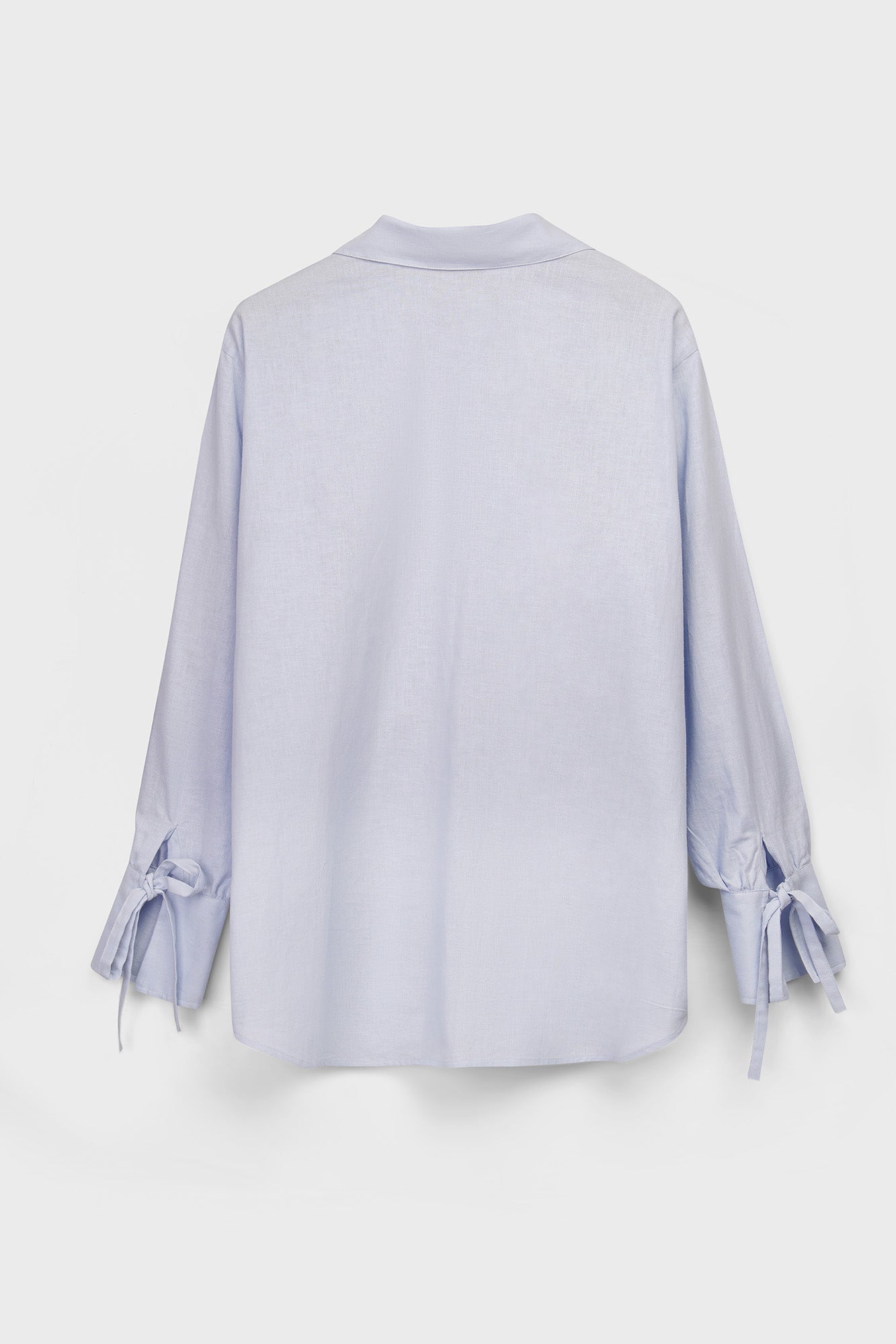 Light Blue Linen Cotton Oversized Shirt