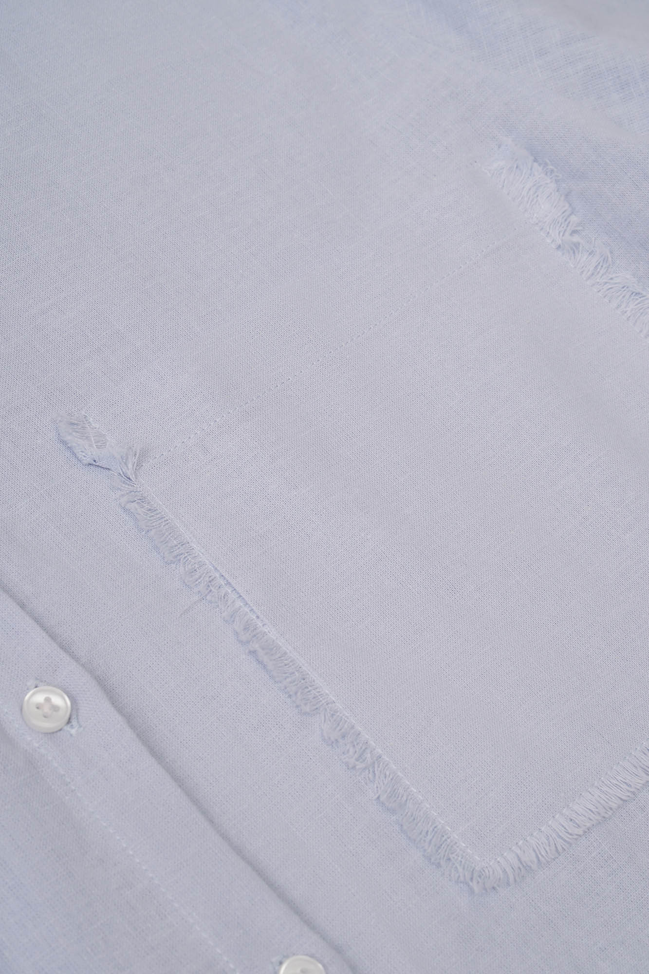 Light Blue Linen Cotton Oversized Shirt