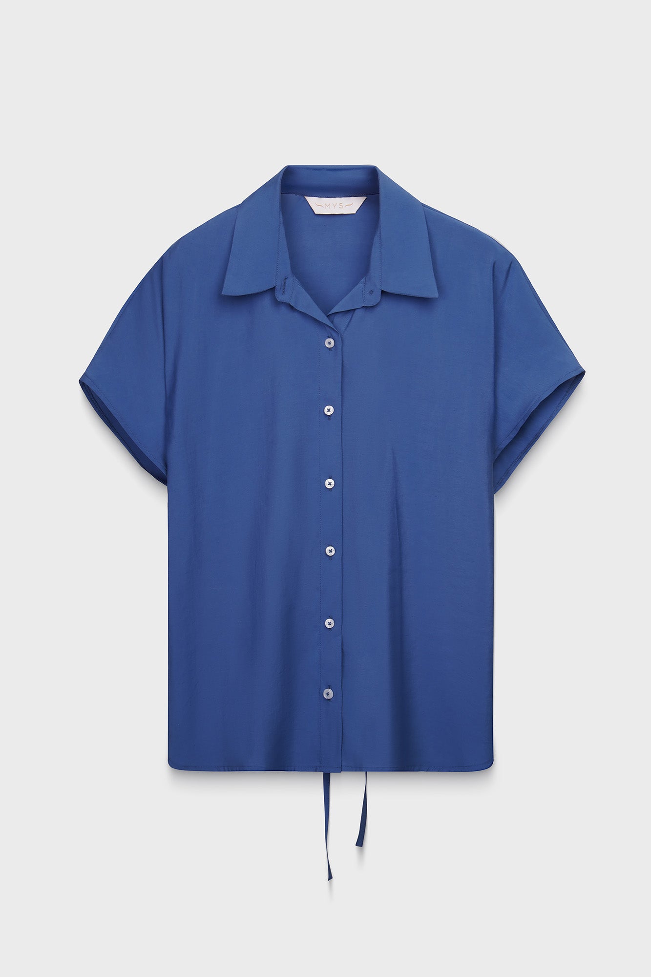 Blue Modal Sleeveless Shirt