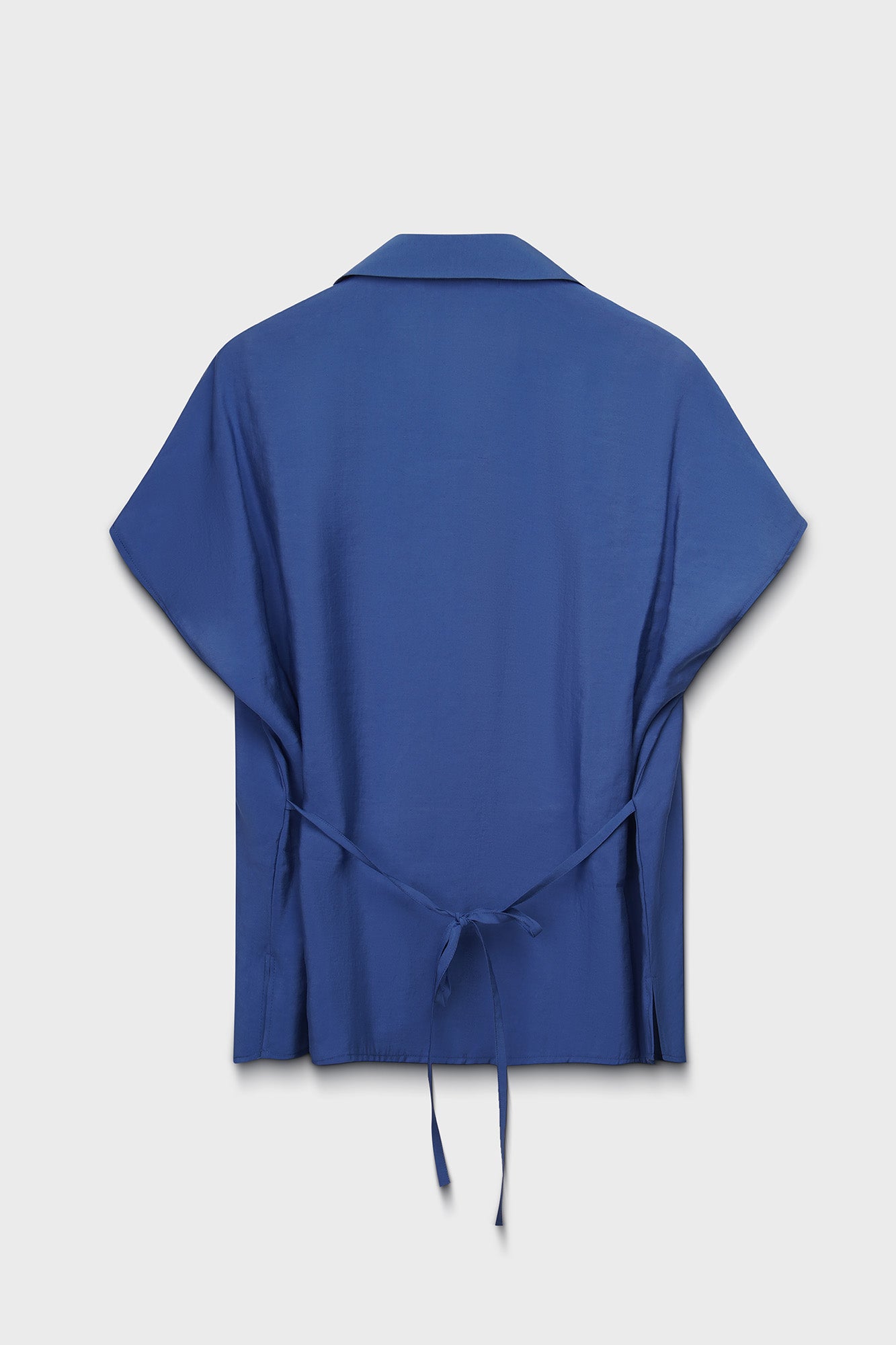 Blue Modal Sleeveless Shirt
