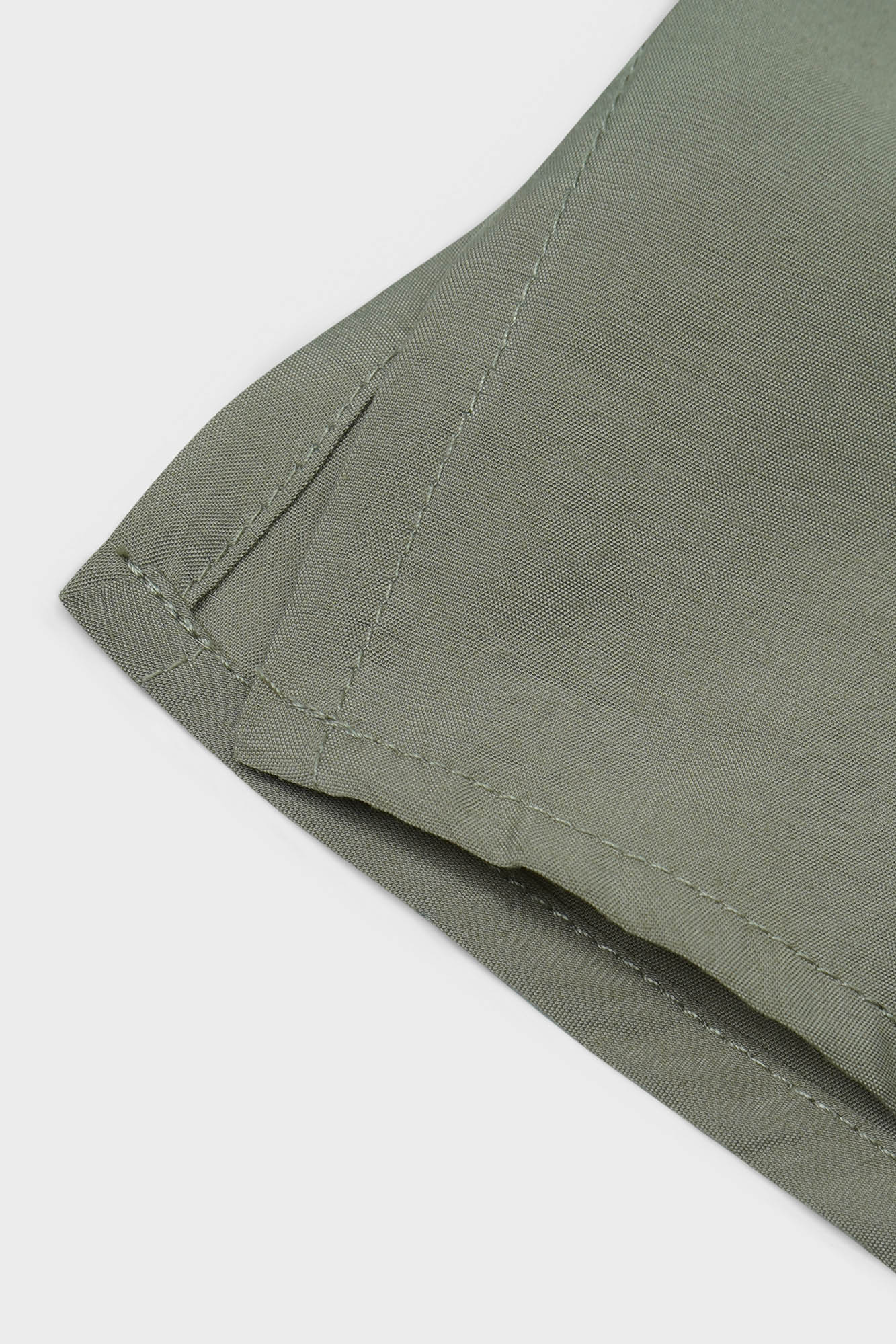 Light Khaki Modal Front Tie Shirt