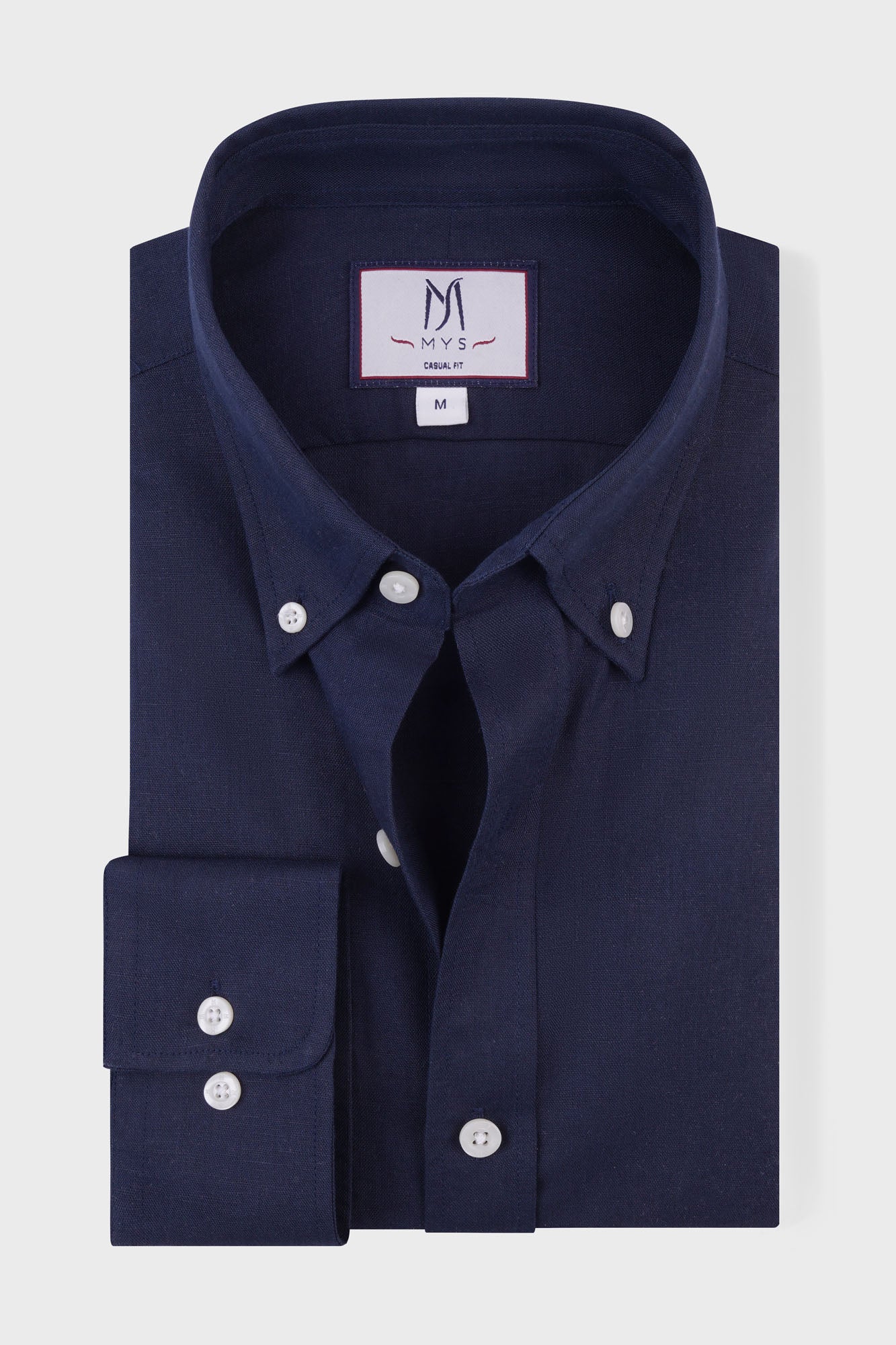 Linen Cotton Button-Down Shirt