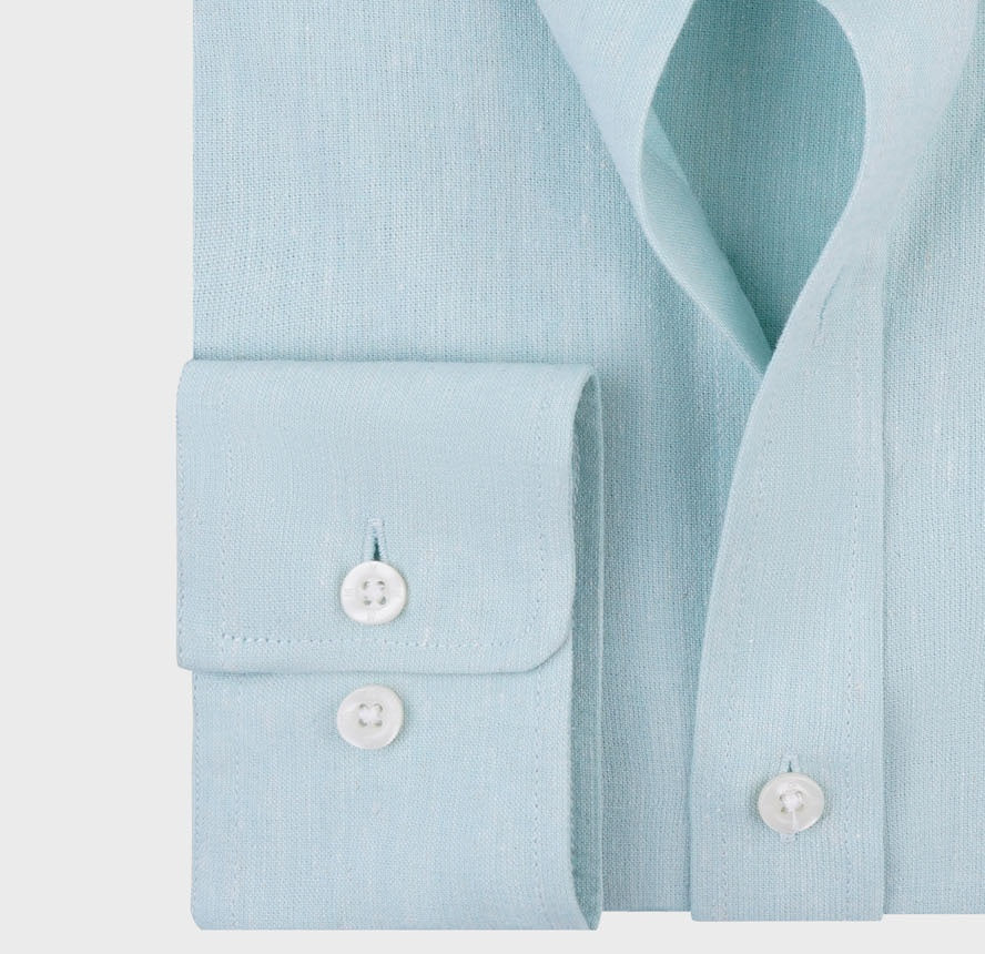 Button-Down Cotton Linen Shirt