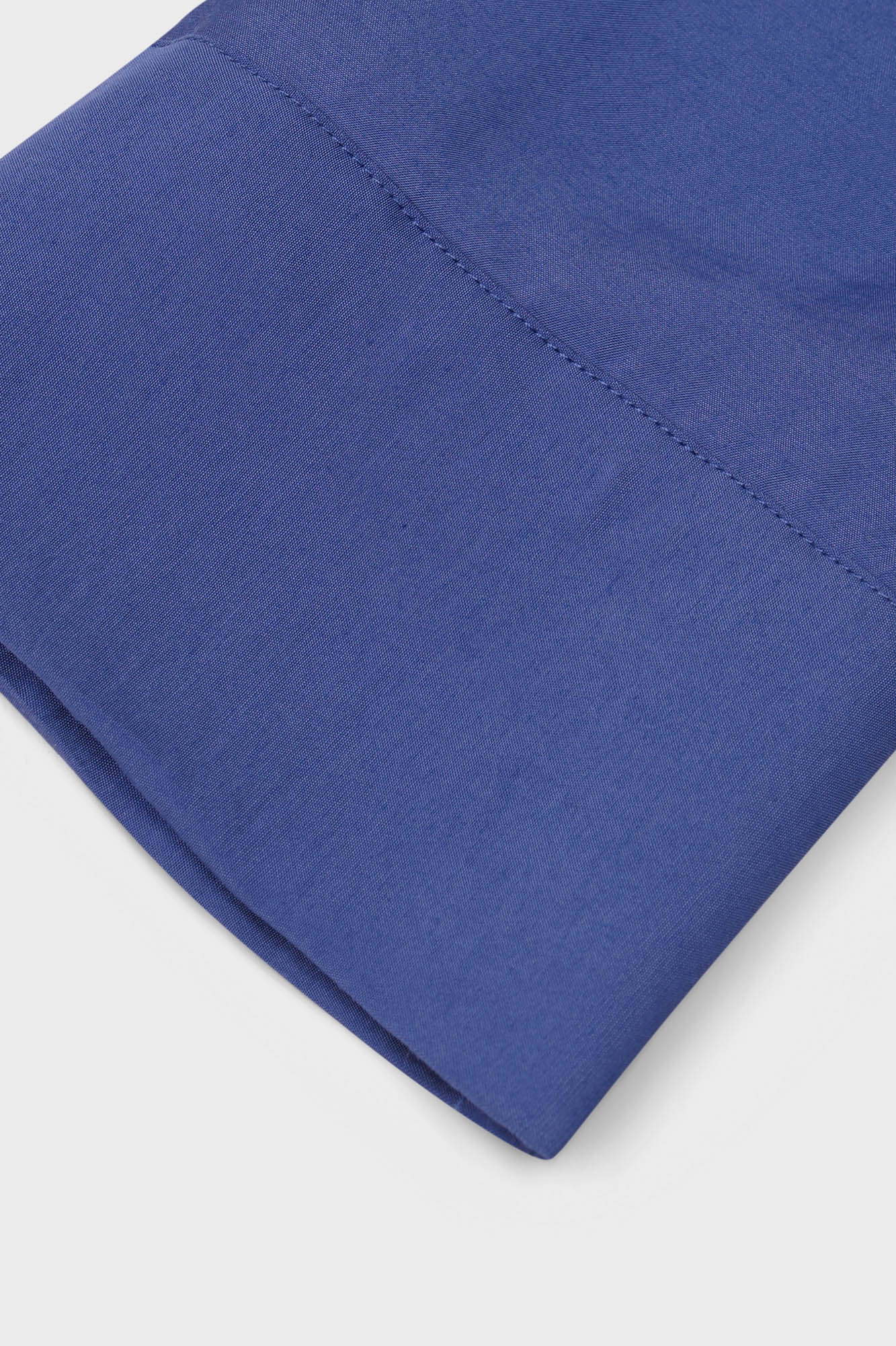 Blue Modal Front Tie Shirt